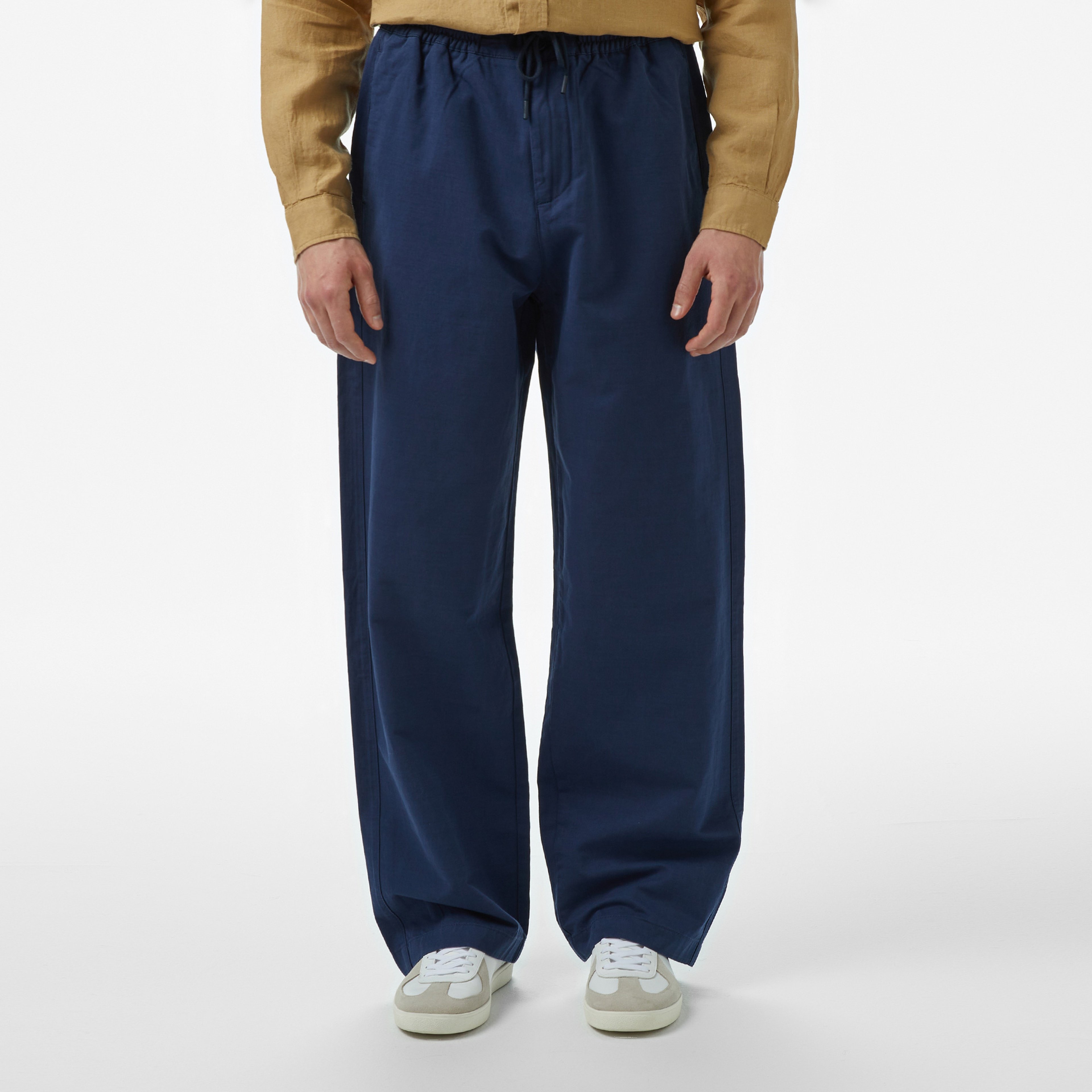 Erkek Relaxed Fit Lacivert Pantolon