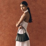 Small Lenglen Kadın Deri Siyah Omuz Çantası