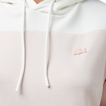 Kadın Kapüşonlu Renk Bloklu Açık Pembe Sweatshirt