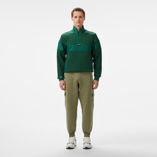 Erkek Loose Fit Haki Eşofman Altı