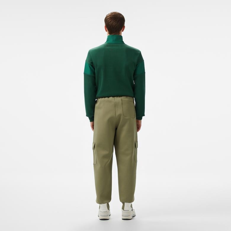 Erkek Loose Fit Haki Eşofman Altı