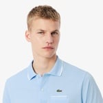 L.12.12 Erkek Classic Fit Mavi Polo