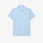 L.12.12 Erkek Classic Fit Mavi Polo