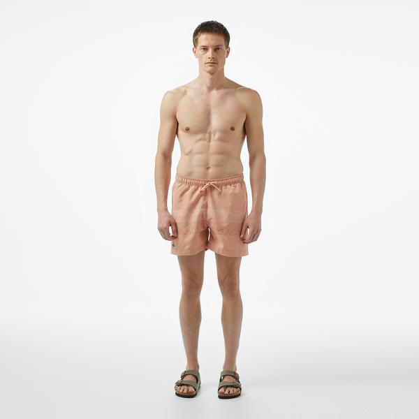 Erkek Regular Fit Baskılı Bej Mayo