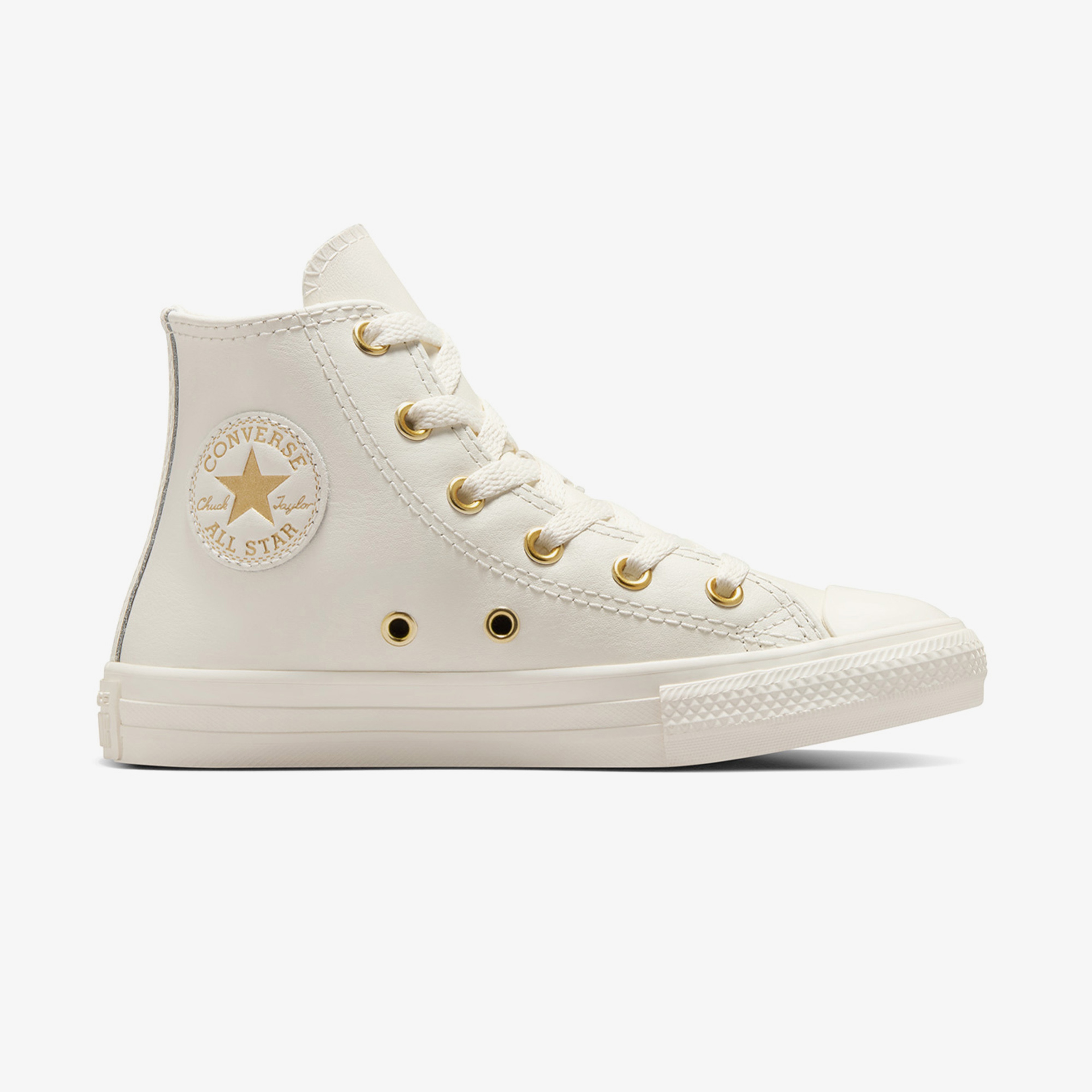 Converse Chuck Taylor All Star Taylored Lux Çocuk Krem Deri Sneaker