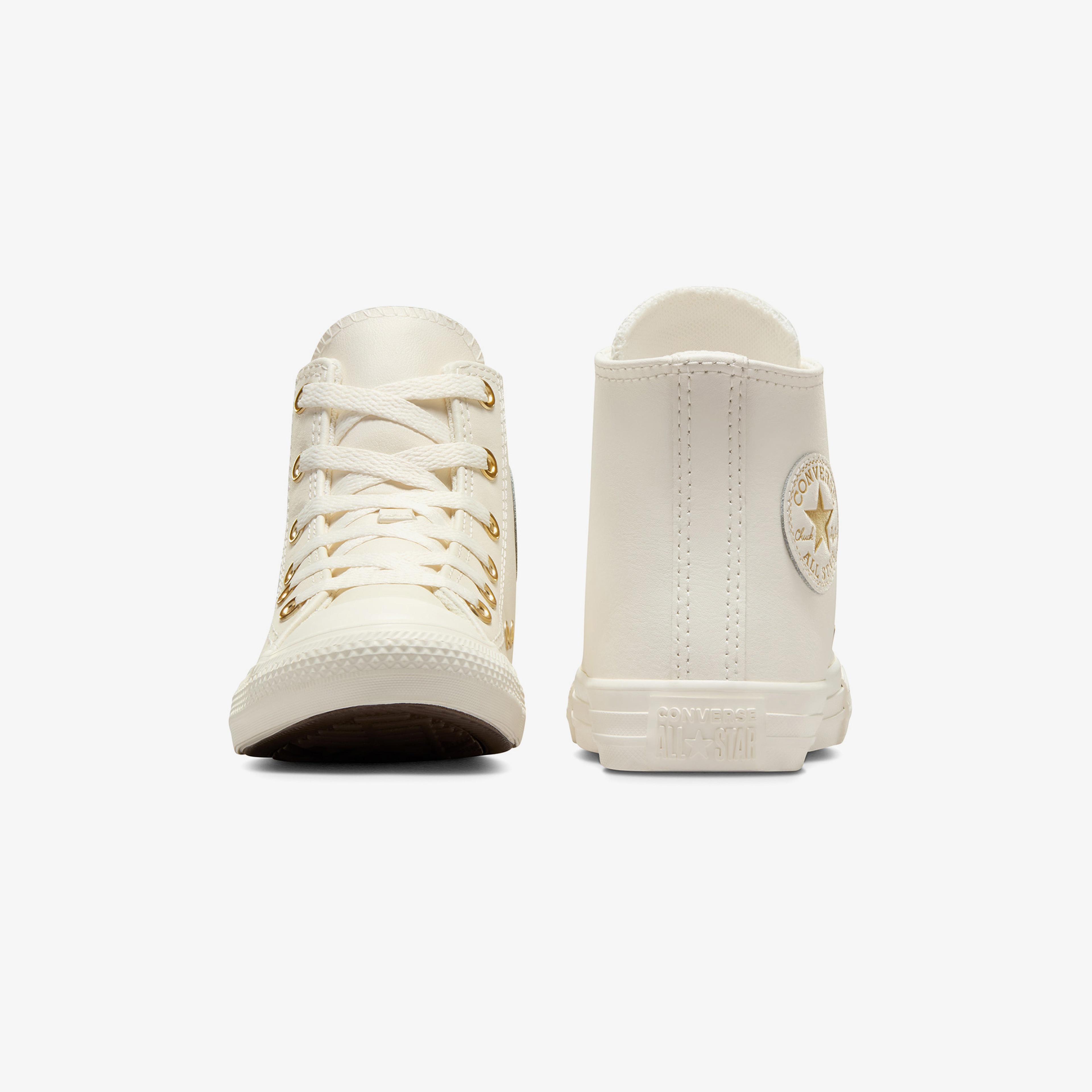 Converse Chuck Taylor All Star Taylored Lux Çocuk Krem Deri Sneaker