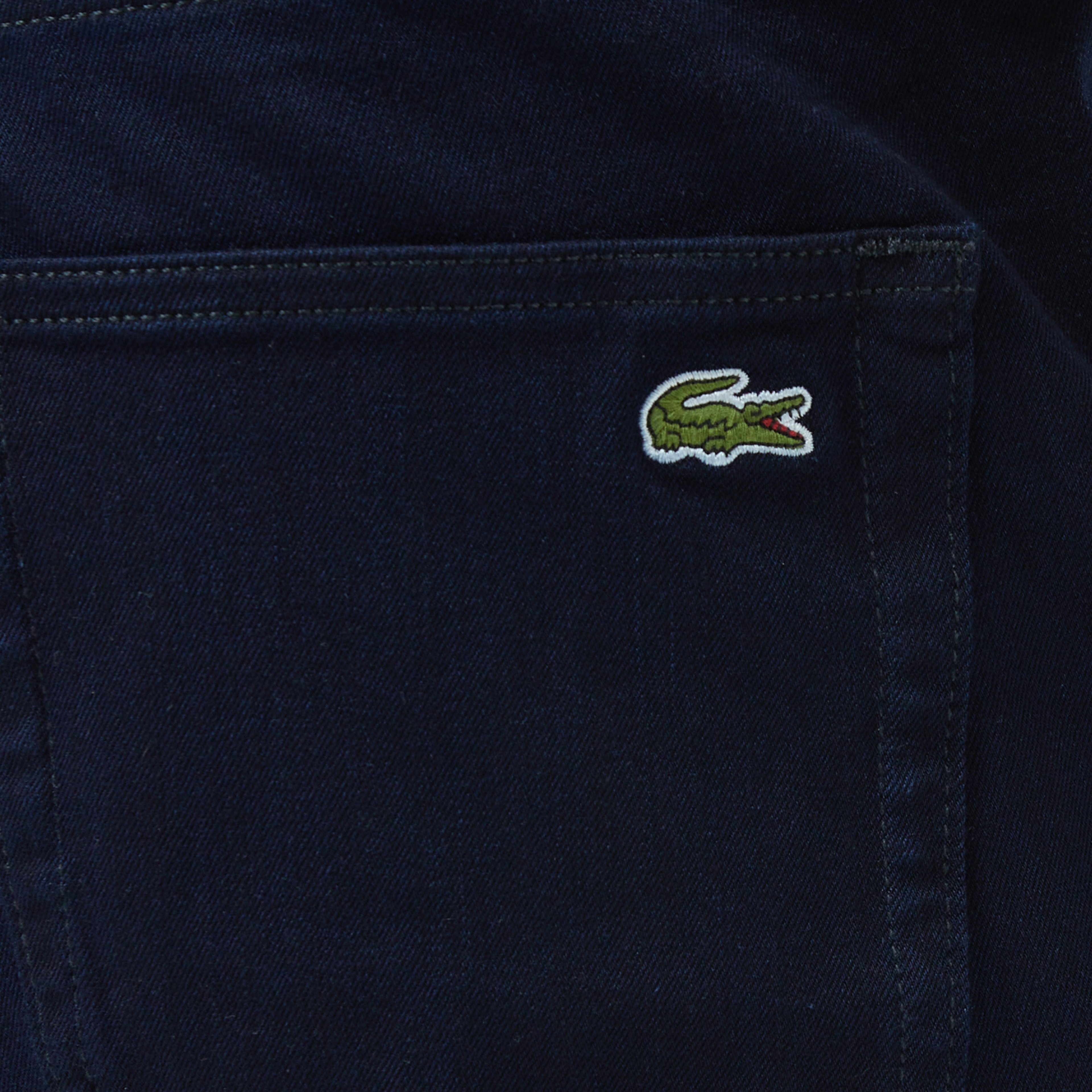 Lacoste Erkek Classic Fit Lacivert Jean Pantolon