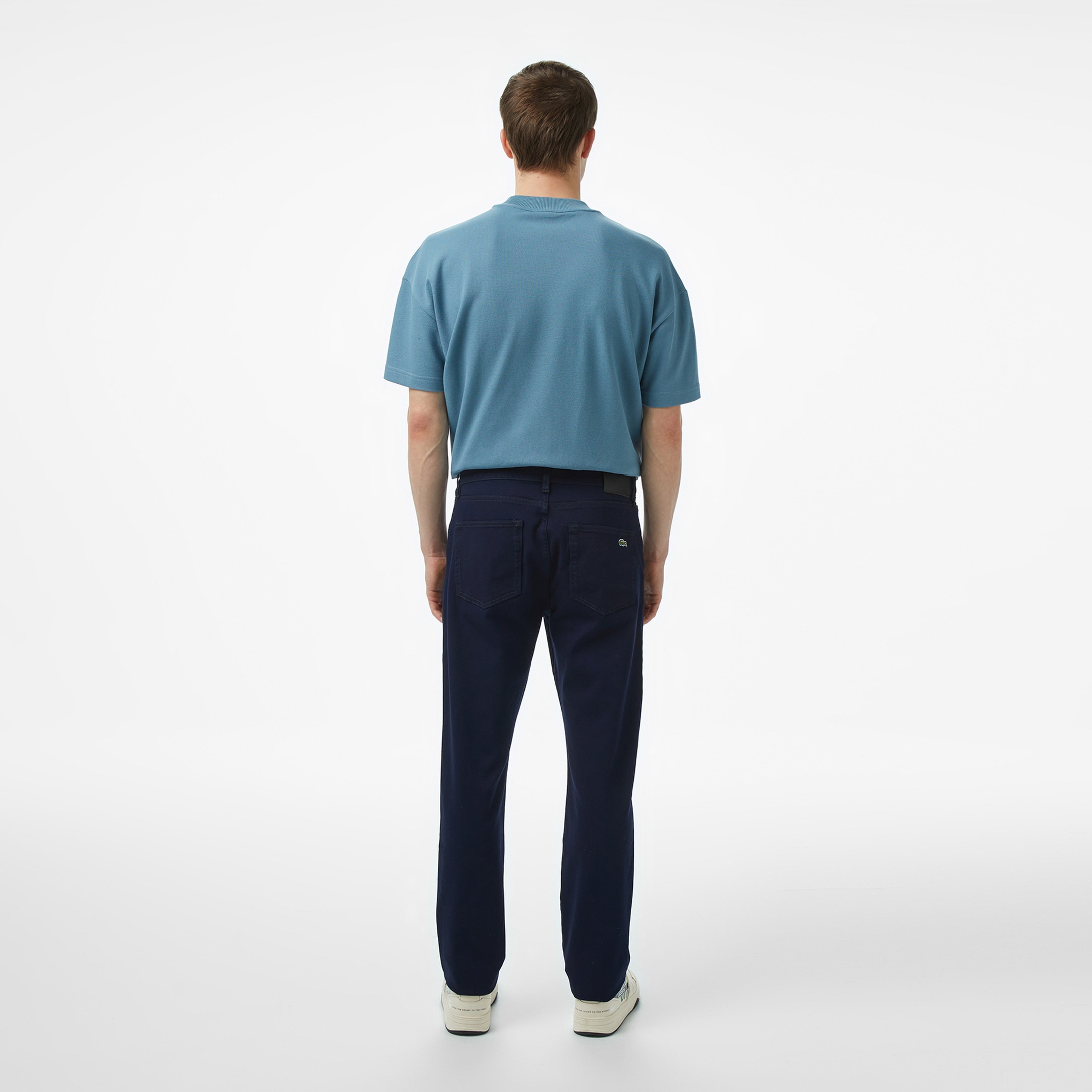 Lacoste Erkek Classic Fit Lacivert Jean Pantolon