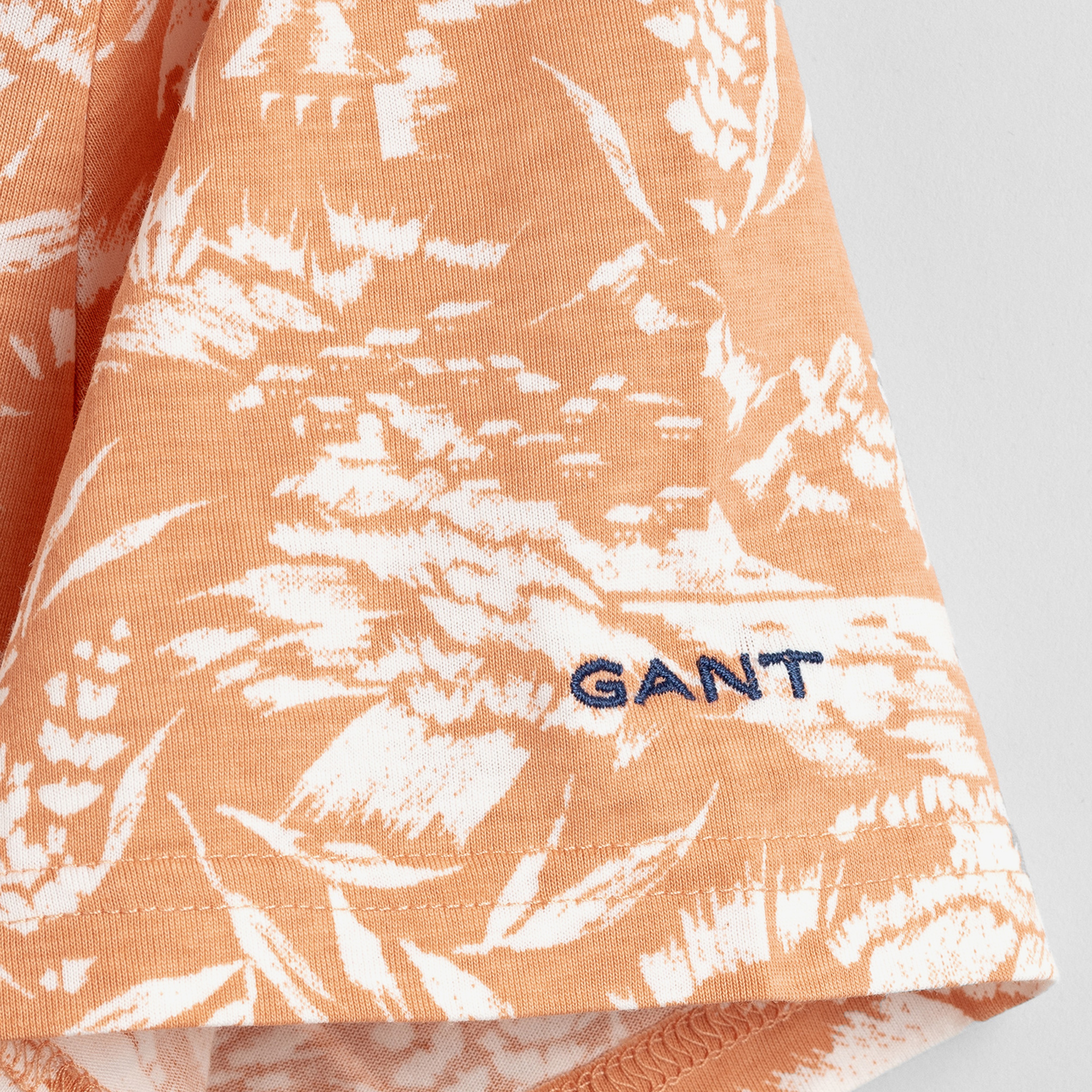 GANT Erkek Turuncu Desenli T-shirt