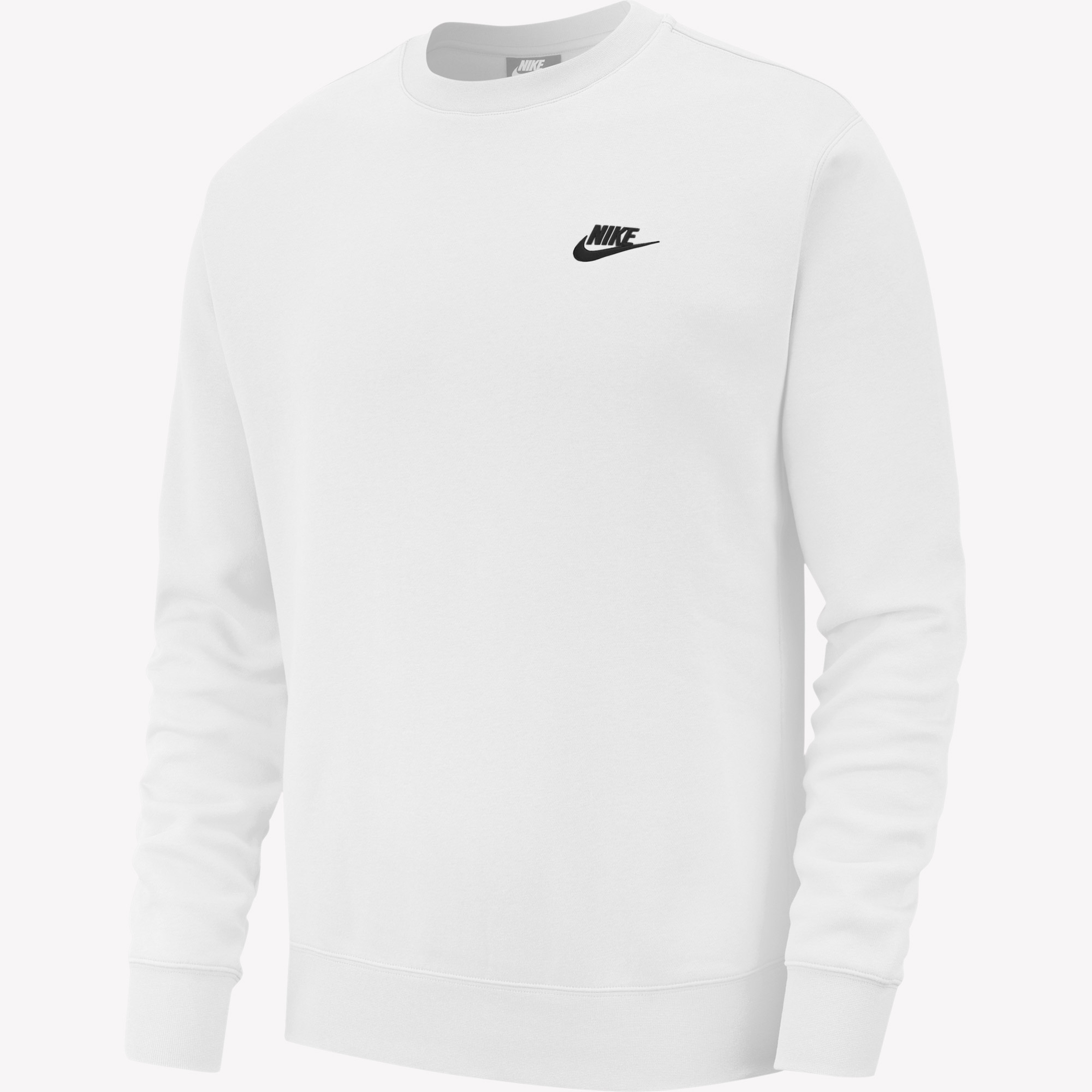 Nike Sportswear Club Crew Erkek Beyaz Sweatshirt
