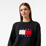Tommy Jeans Kadın Kahverengi Triko