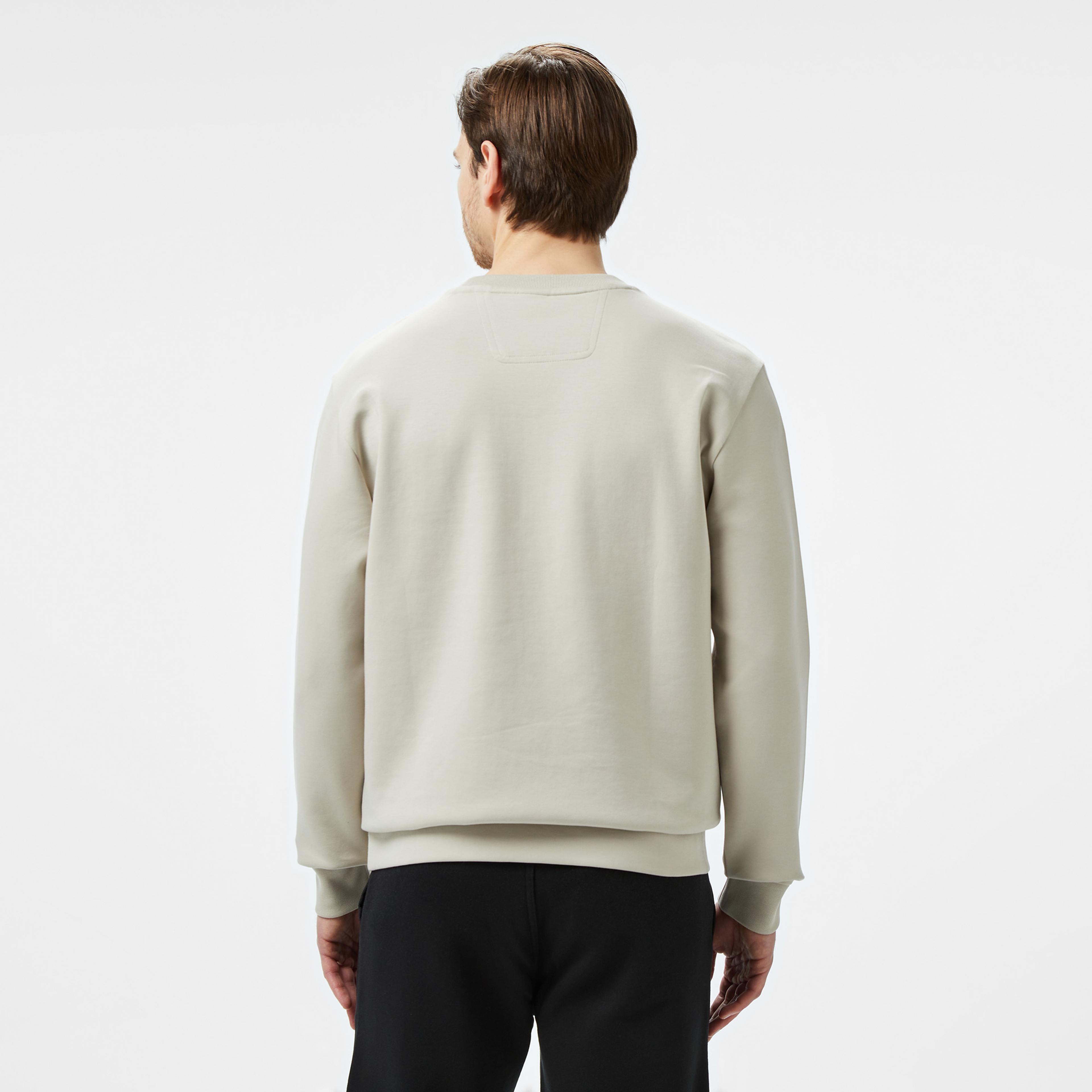 Boss Erkek Bej Sweatshirt