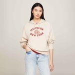 Tommy Hilfiger Kadın Bej Sweatshirt