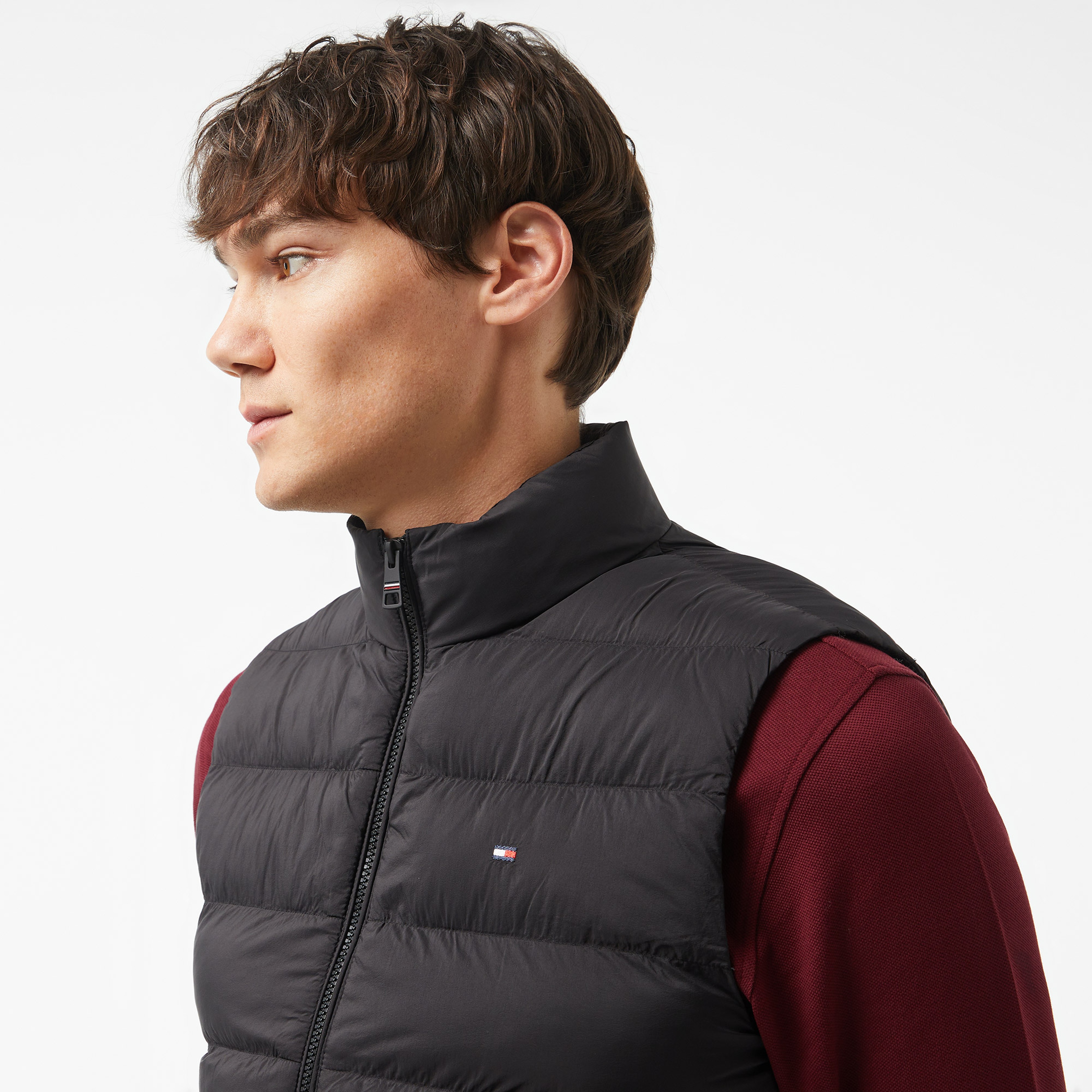 Tommy Hilfiger Erkek Siyah Yelek