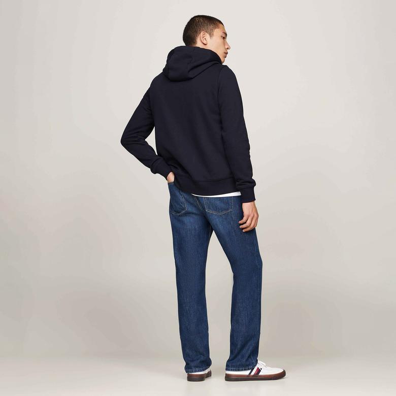 Tommy Hilfiger Erkek Mavi Sweatshirt