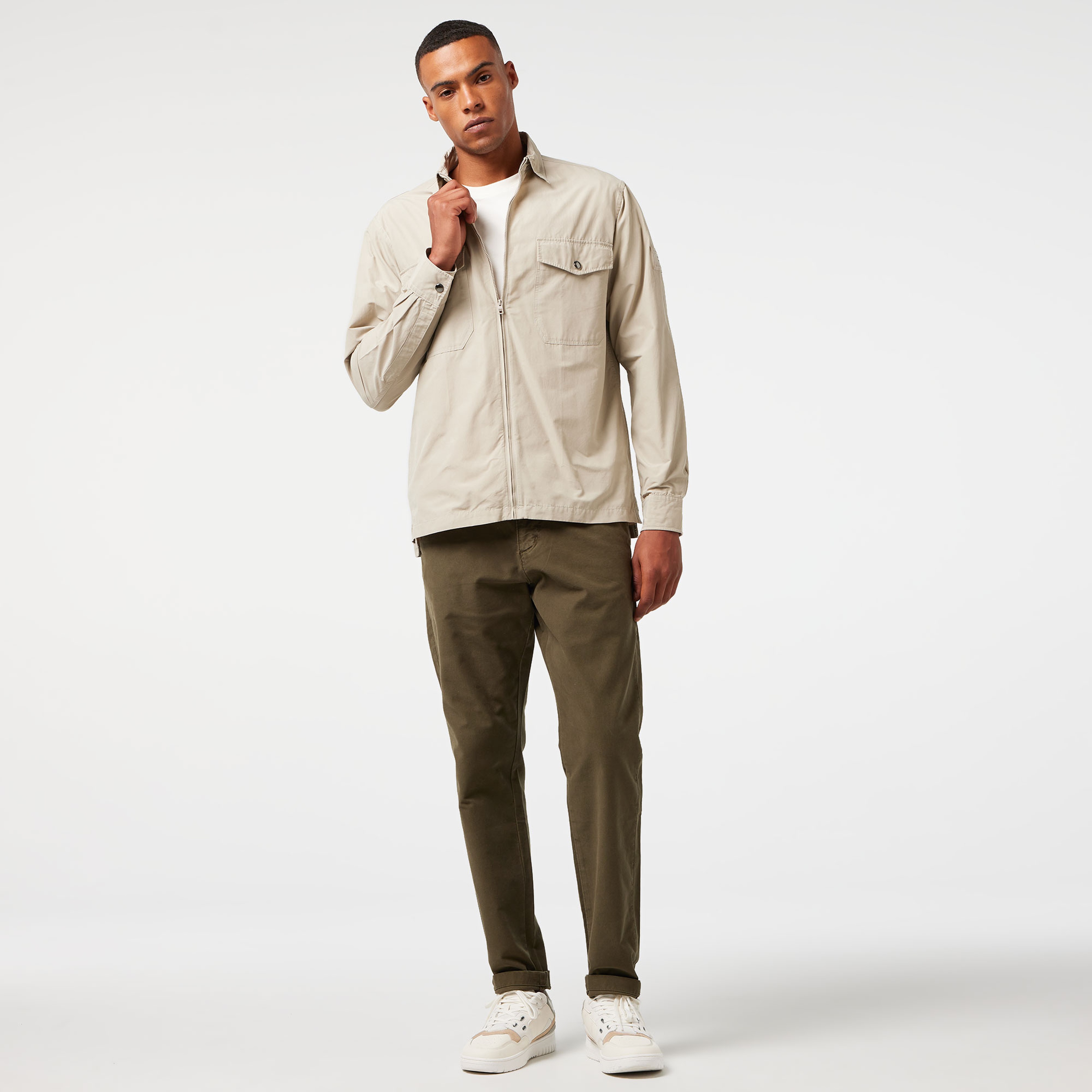 Tommy Hilfiger Erkek Bej Gömlek