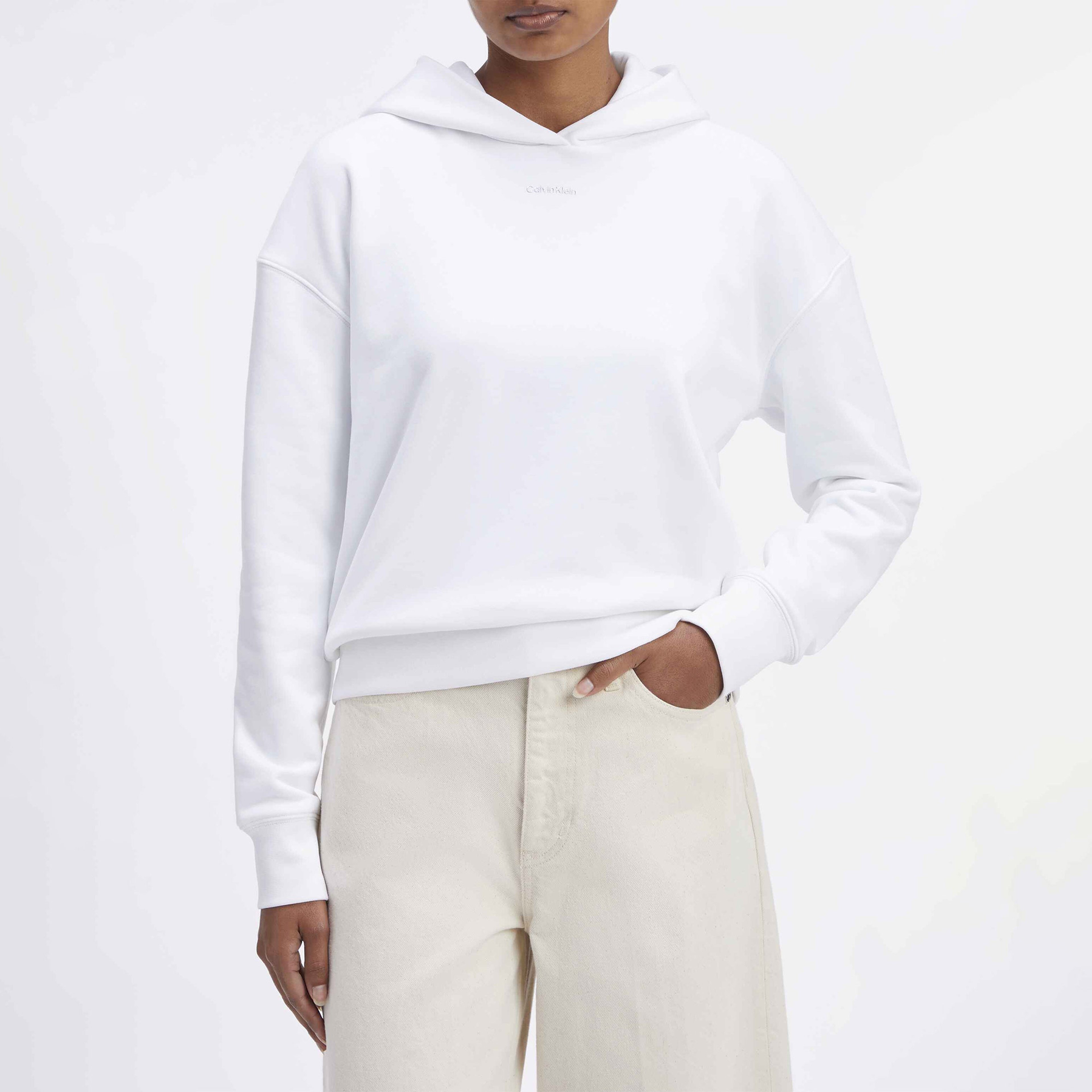 Calvin Klein Kadın Beyaz Sweatshirt