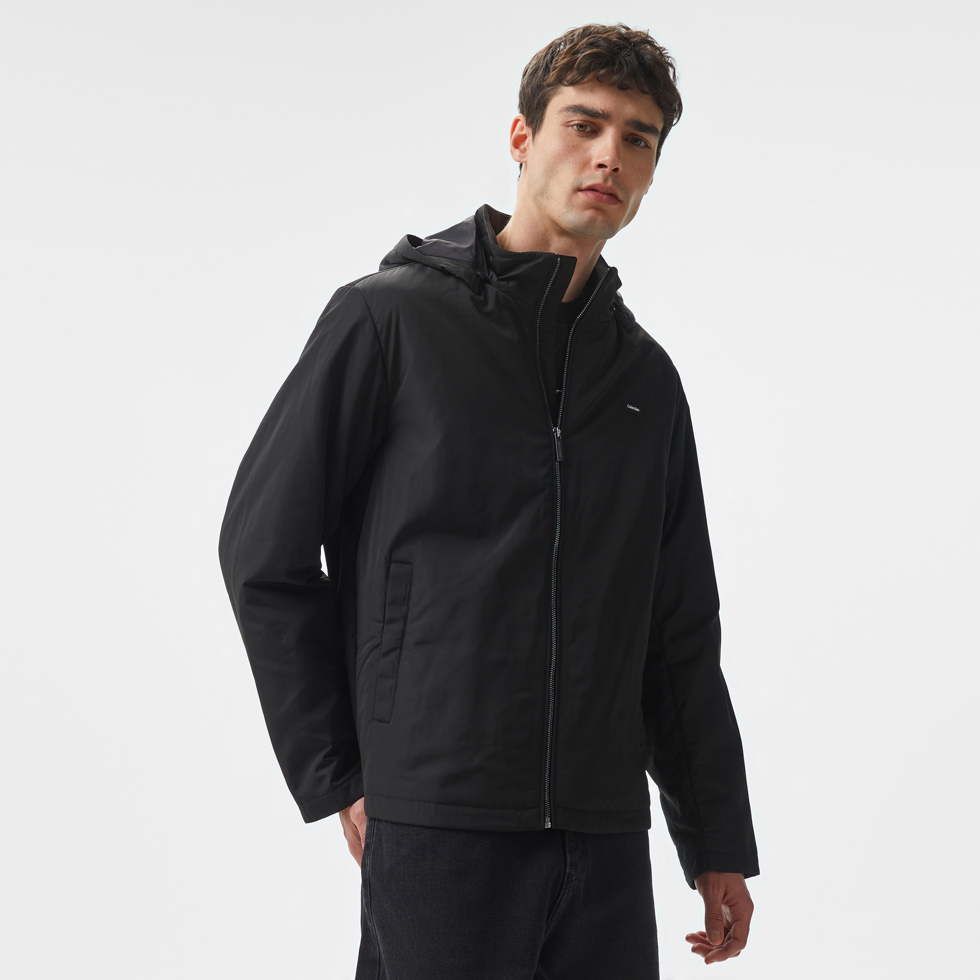 Calvin Klein Erkek Siyah Mont