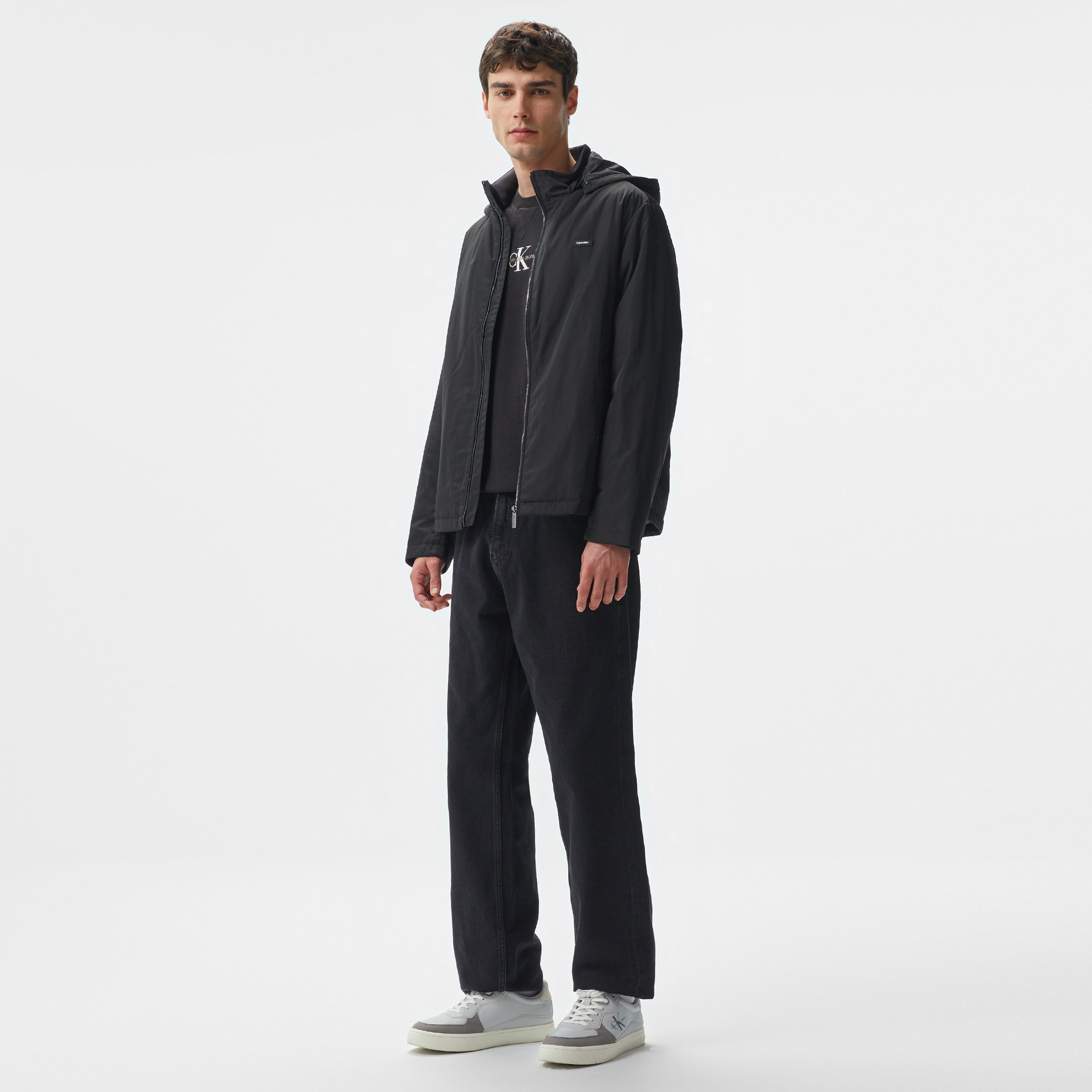 Calvin Klein Erkek Siyah Mont