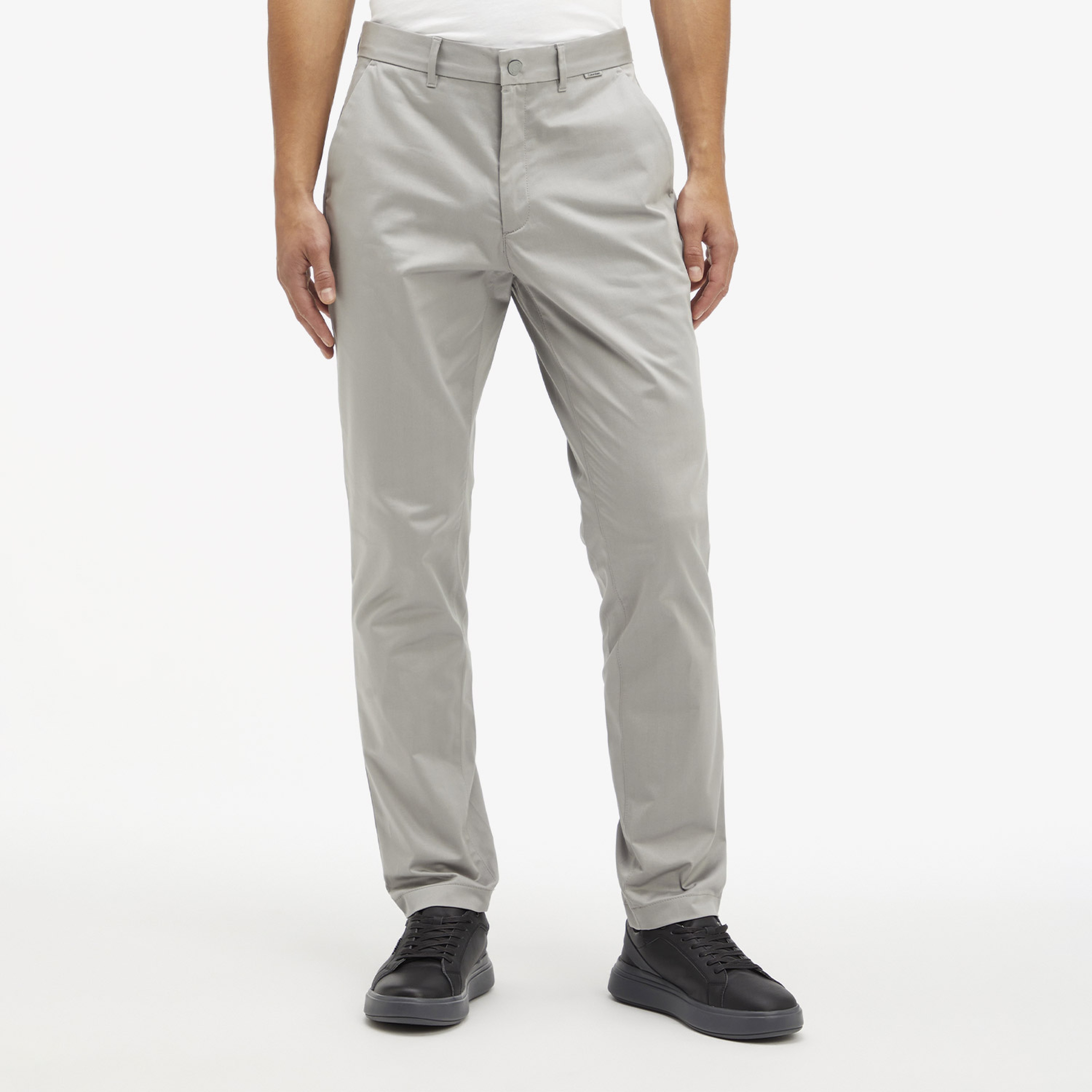 Calvin Klein Erkek Gri Pantolon