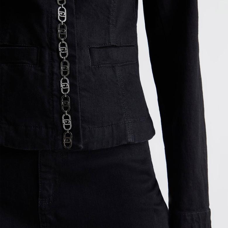 Liu Jo Kadın Siyah Ceket