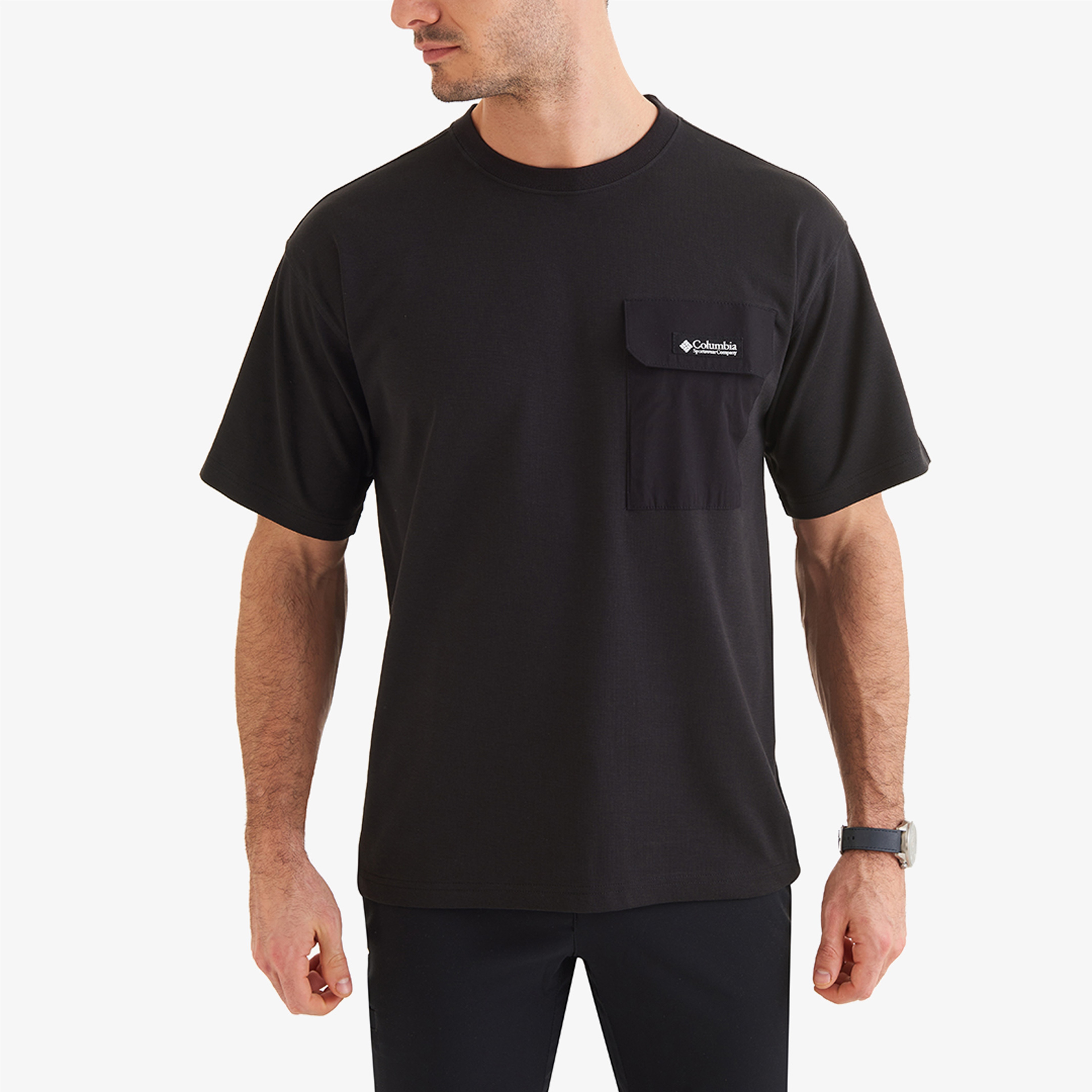 Columbia Heritage Erkek Siyah T Shirt