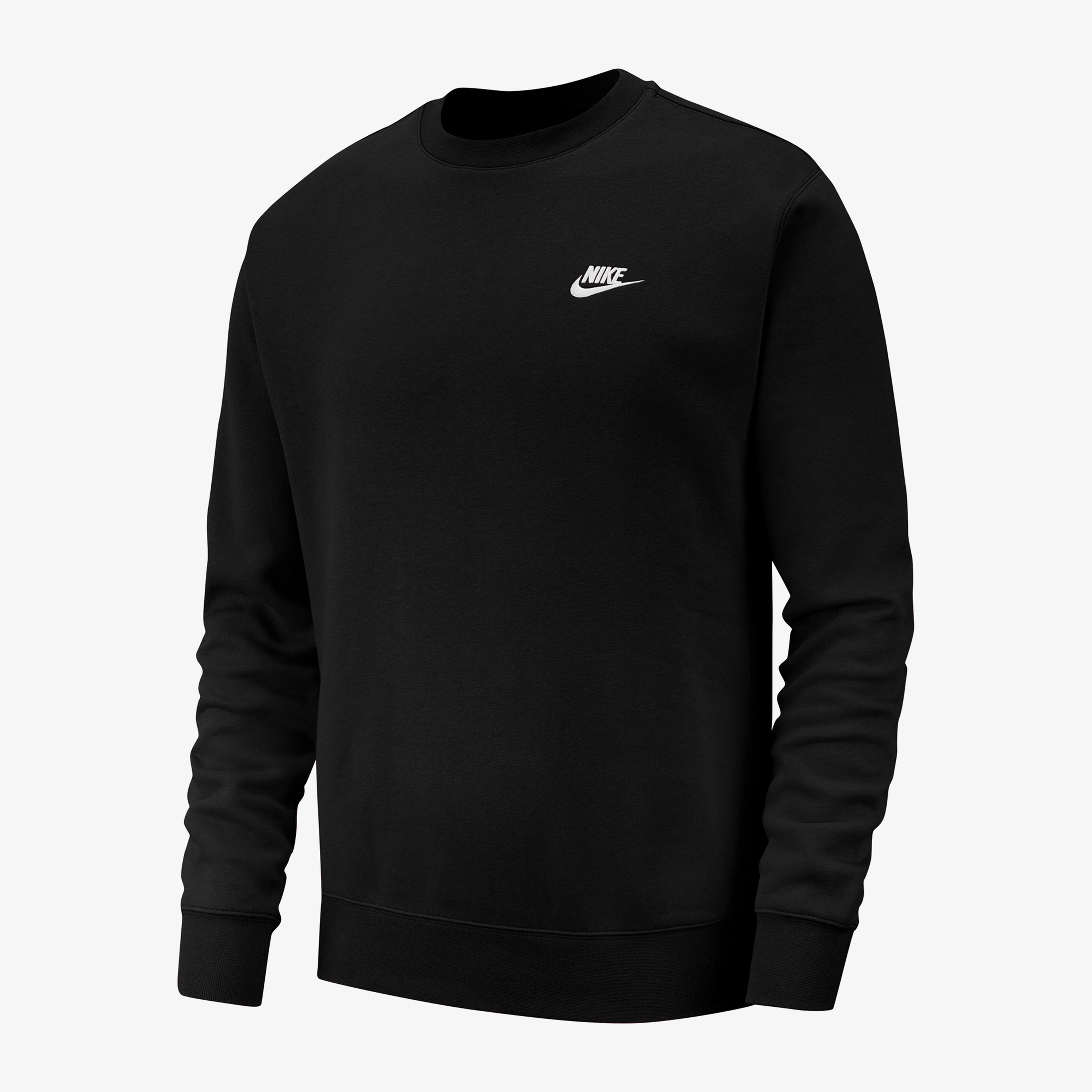 Nike Sportswear Club Fleece Erkek Siyah Sweatshirt