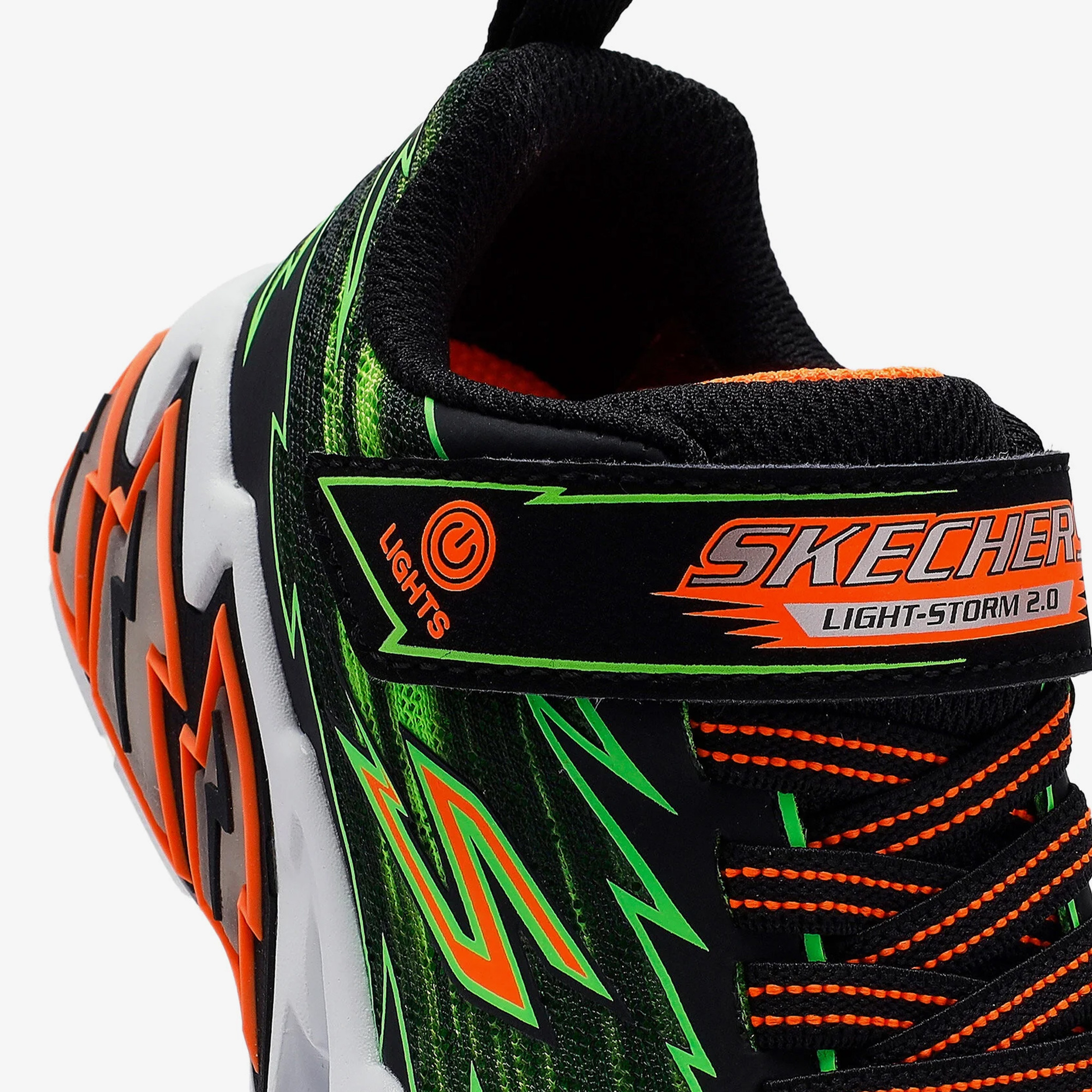 Skechers Light Storm 2.0 Bolt-Brights Çocuk Siyah Spor Ayakkabı