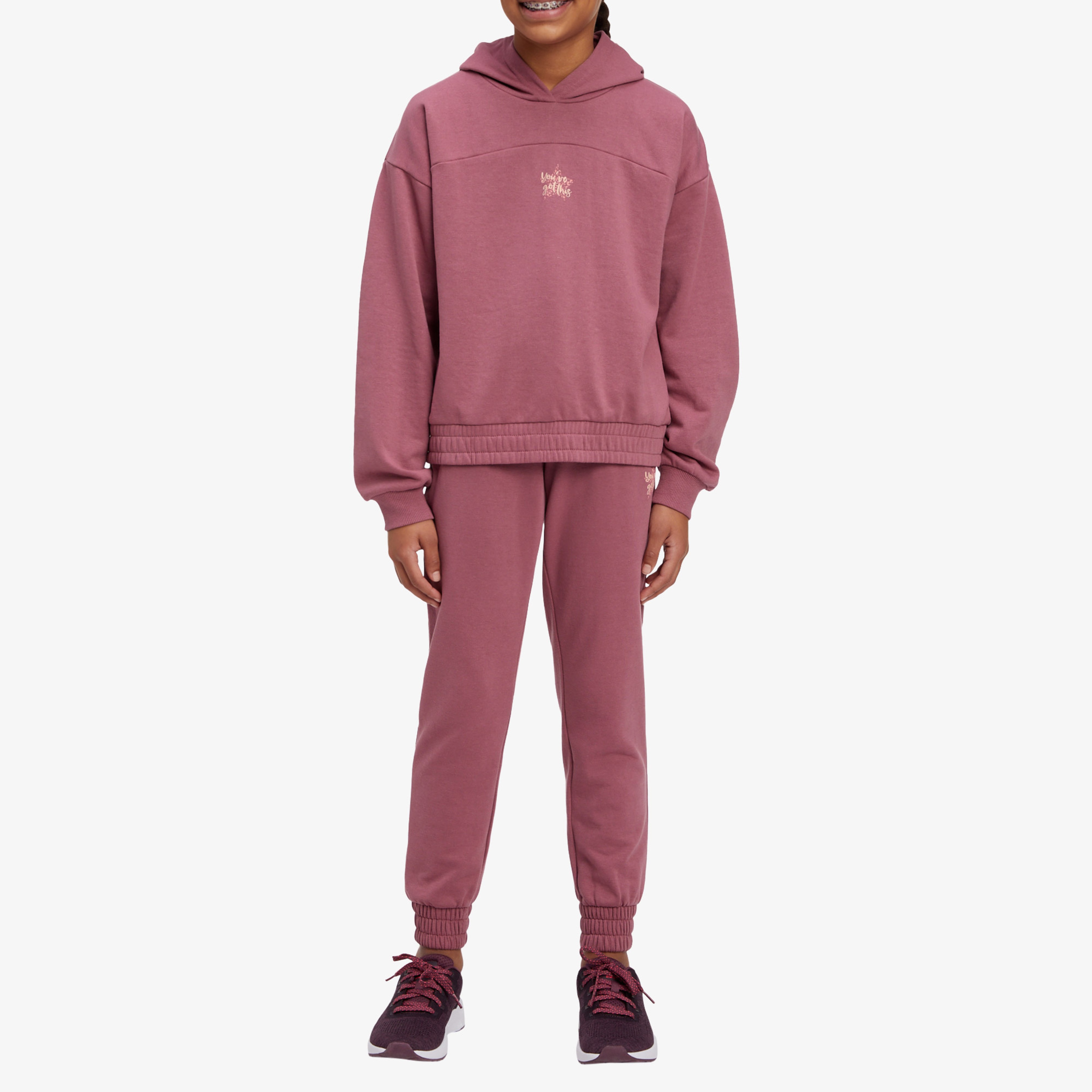 Energetics Full-Zipped Çocuk Kırmızı Günlük Sweatshirt