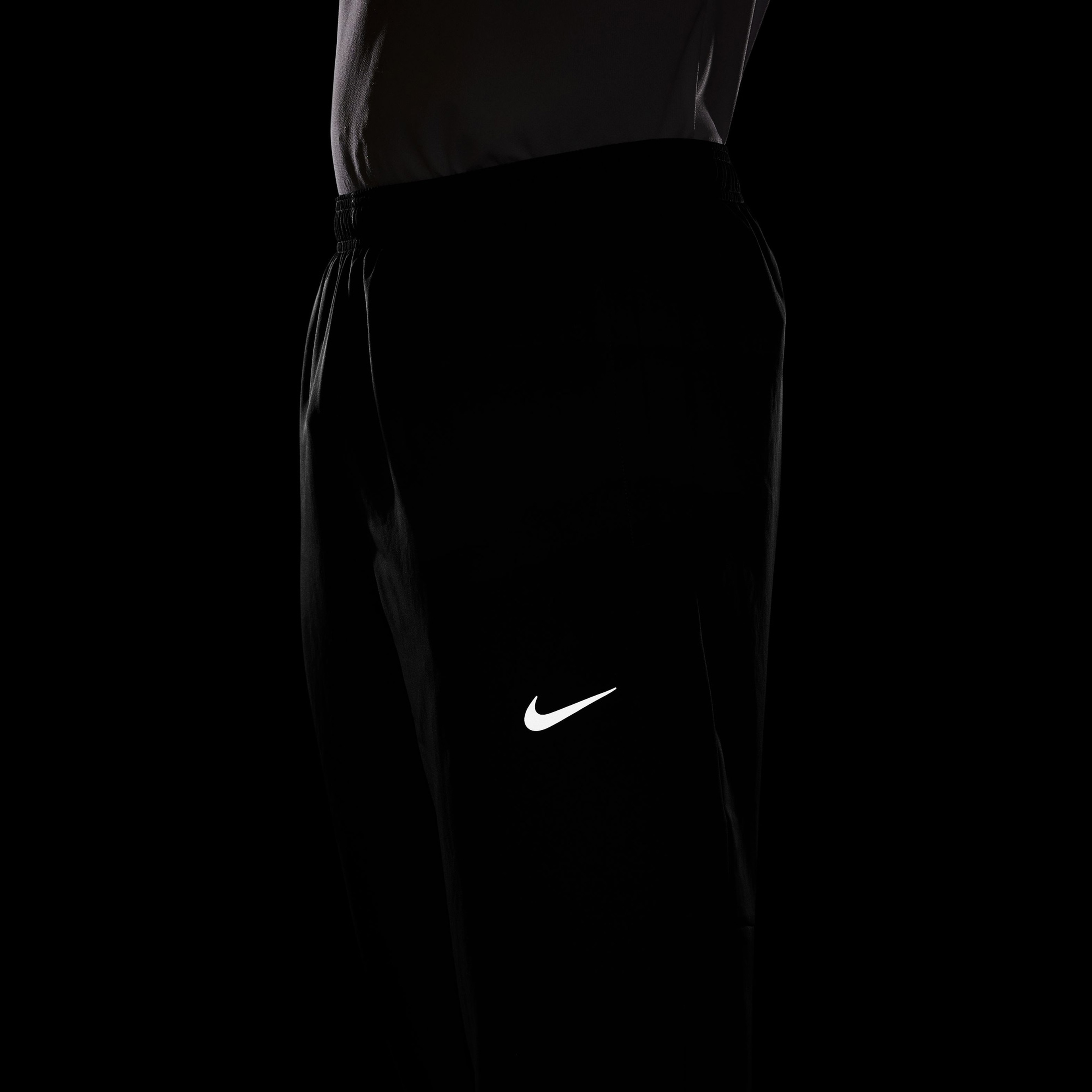 Nike Challenger Dri-Fit Erkek Siyah Koşu Eşofman Altı