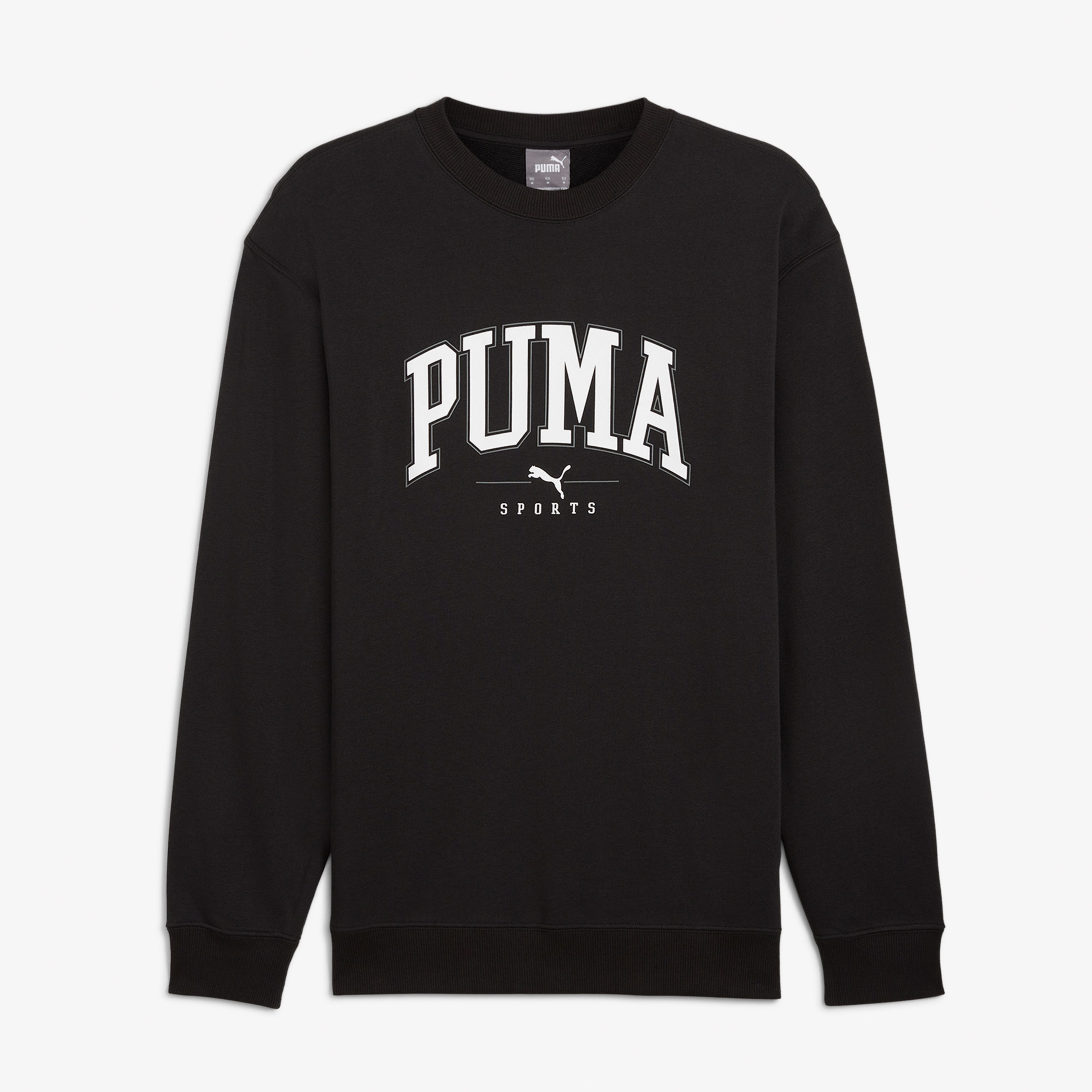 Puma Squad Erkek Siyah Günlük Sweatshirt