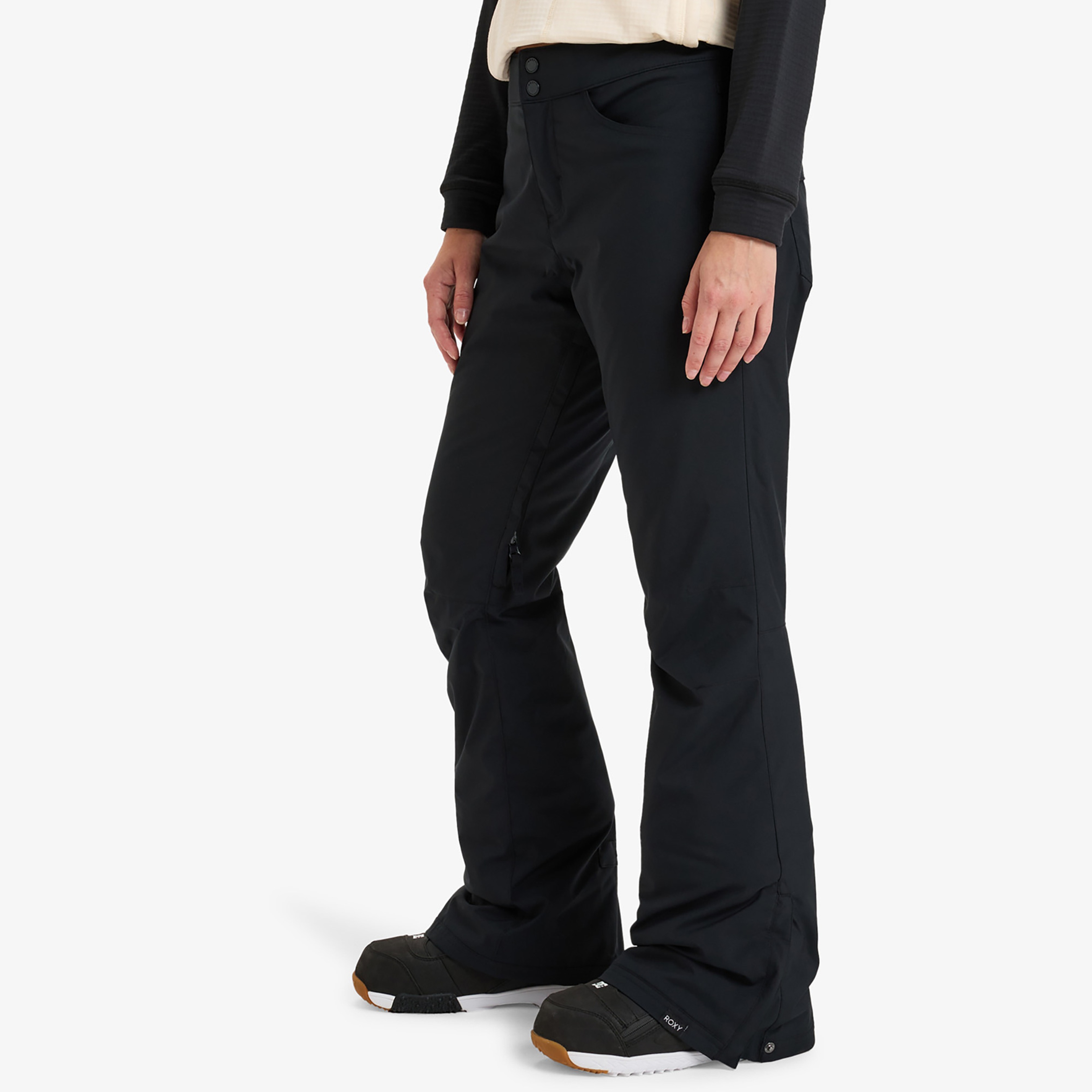 Roxy Backyard Pt Kadın Siyah Kayak Pantolonu
