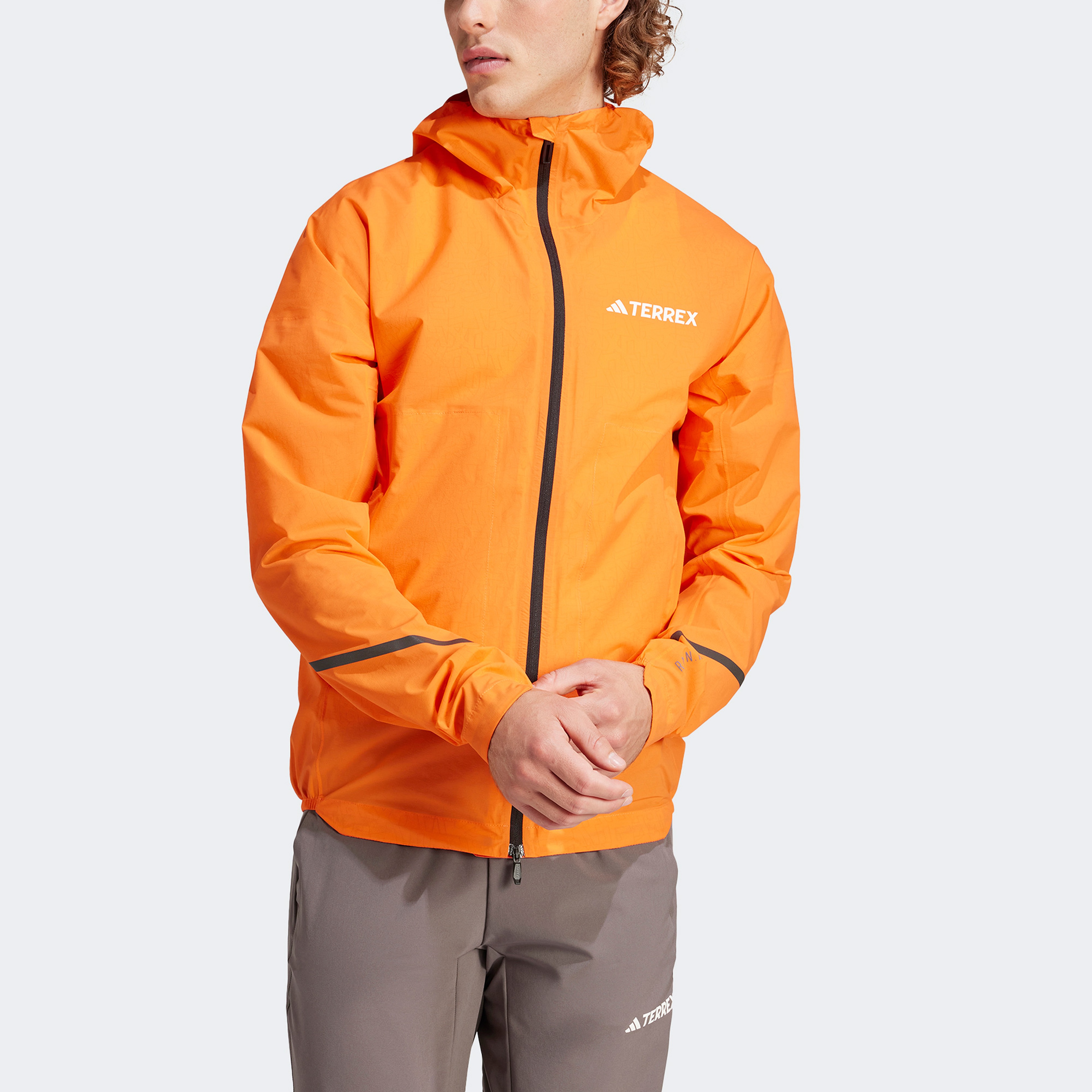 adidas Terrex Xperior Light Rain Erkek Turuncu Outdoor Ceket