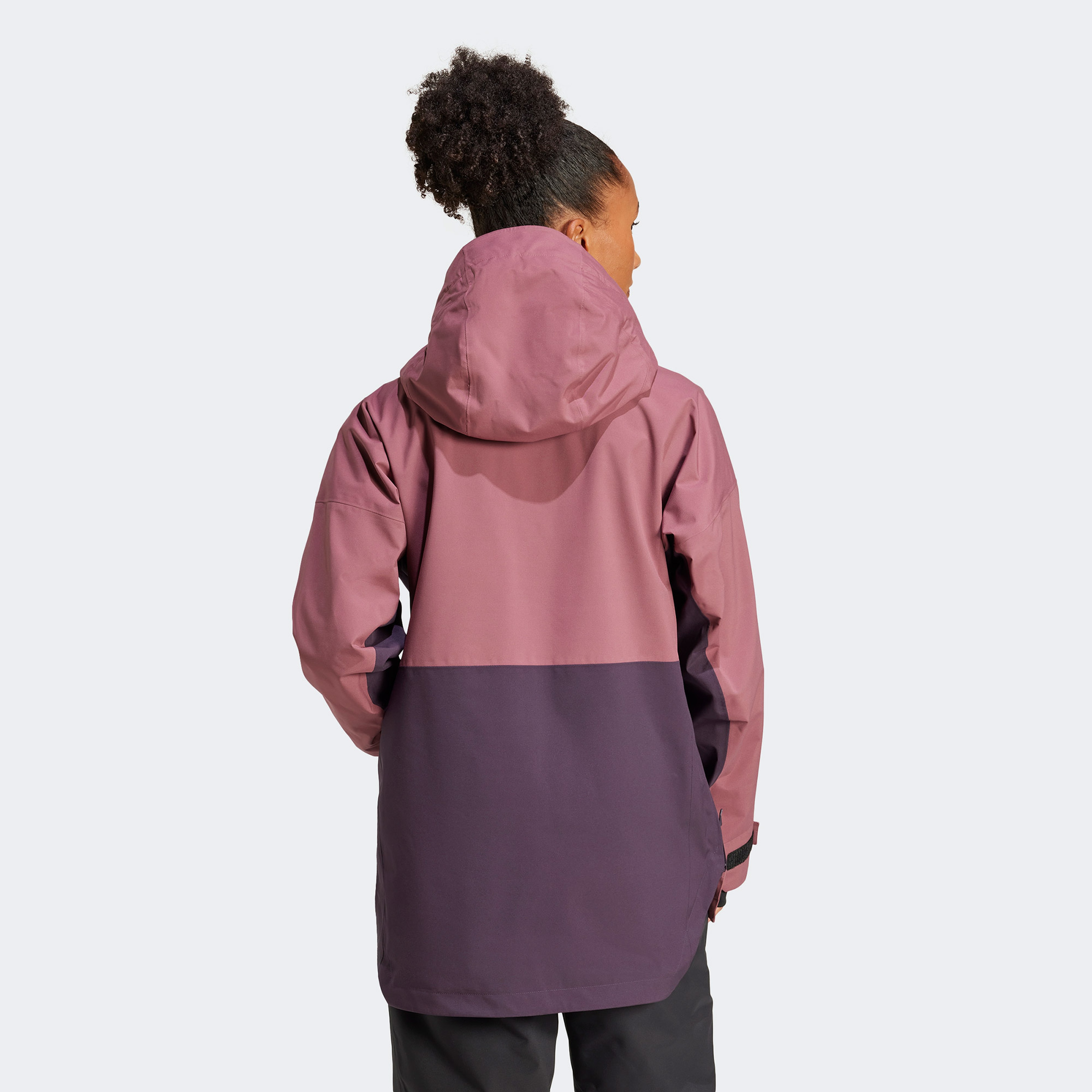 adidas Terrex Xperior 2L Lined Rain Rdy Kadın Mor YağmurlukMJE4064