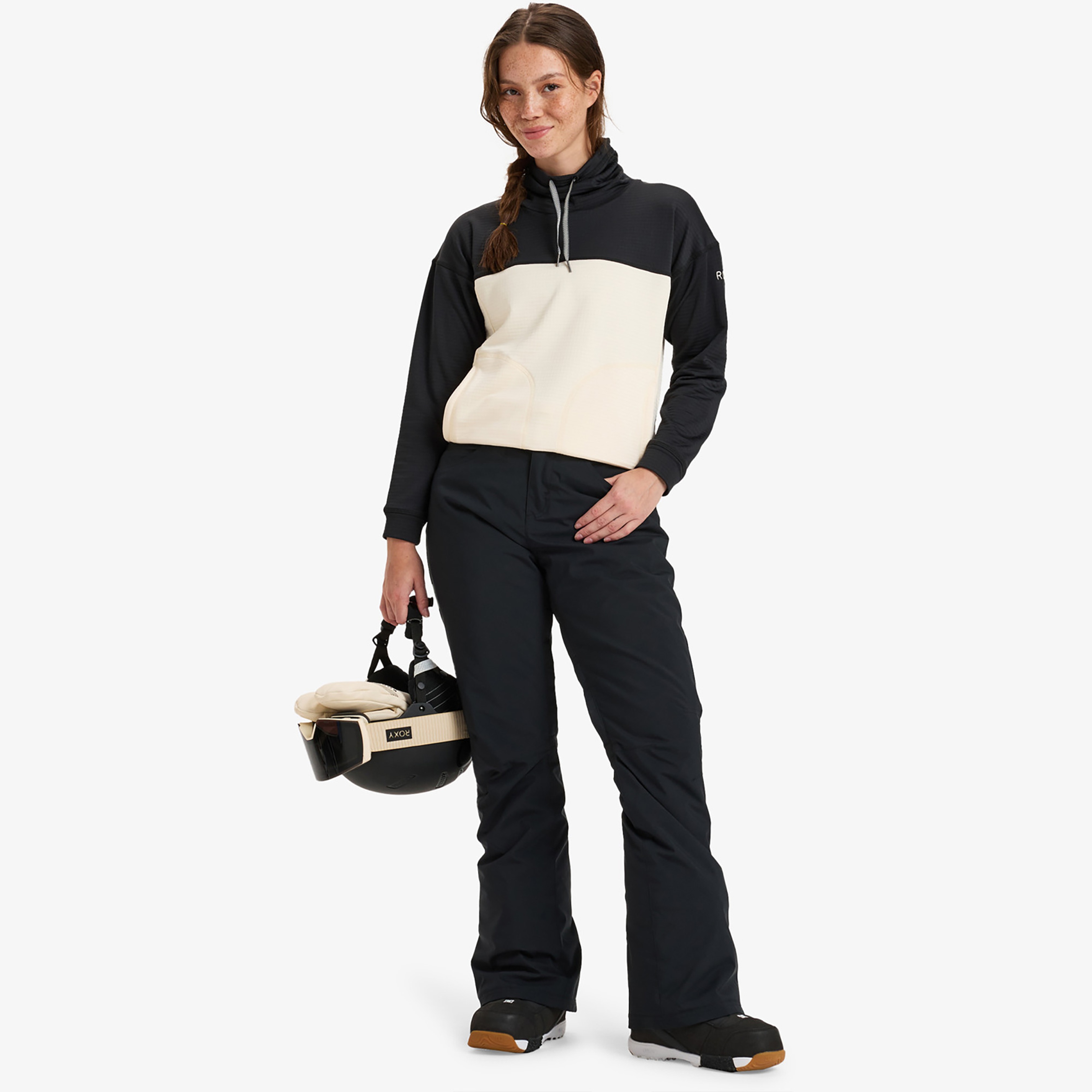 Roxy Backyard Pt Kadın Siyah Kayak Pantolonu