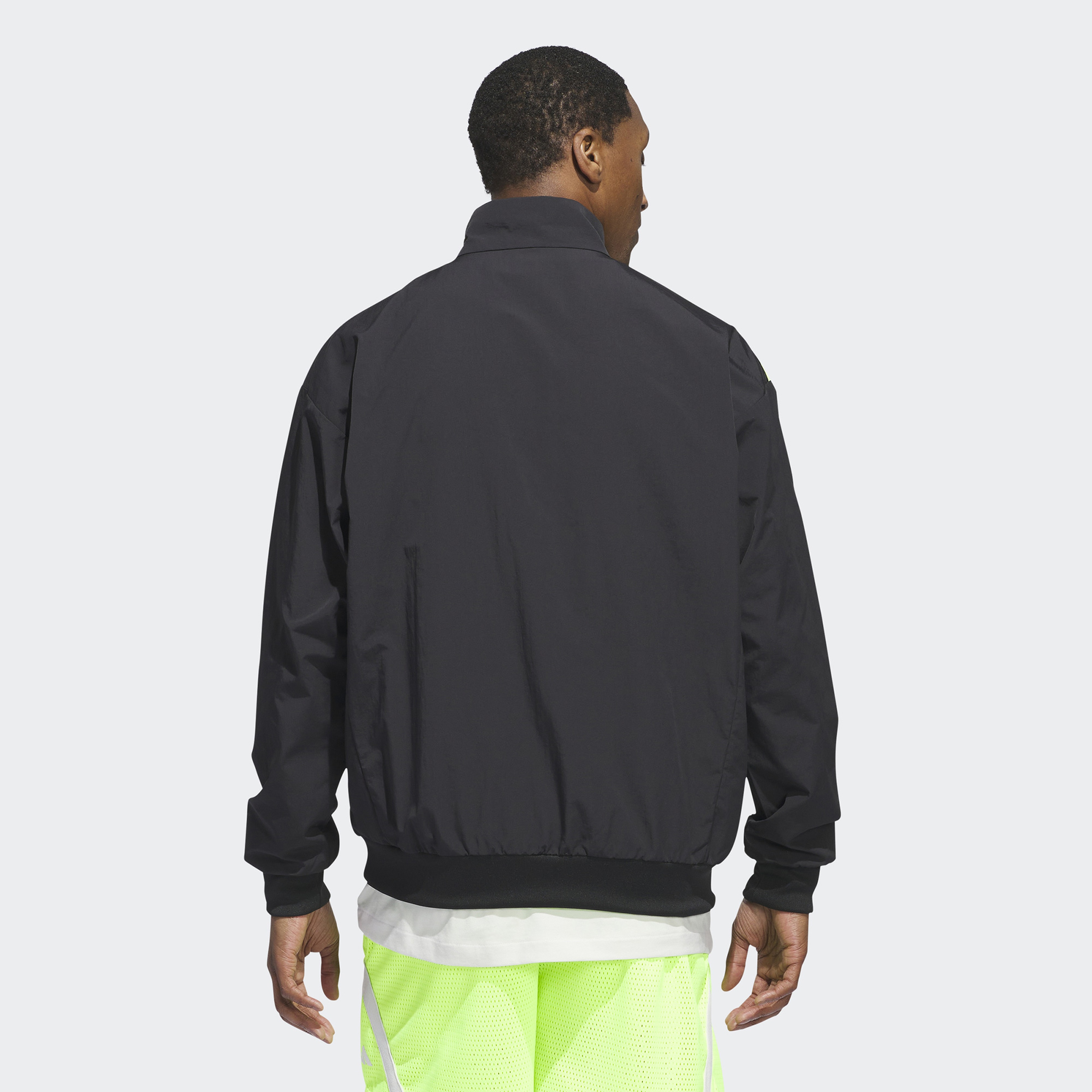 adidas Basketball Select 1/4 Zip Erkek Siyah Günlük Ceket