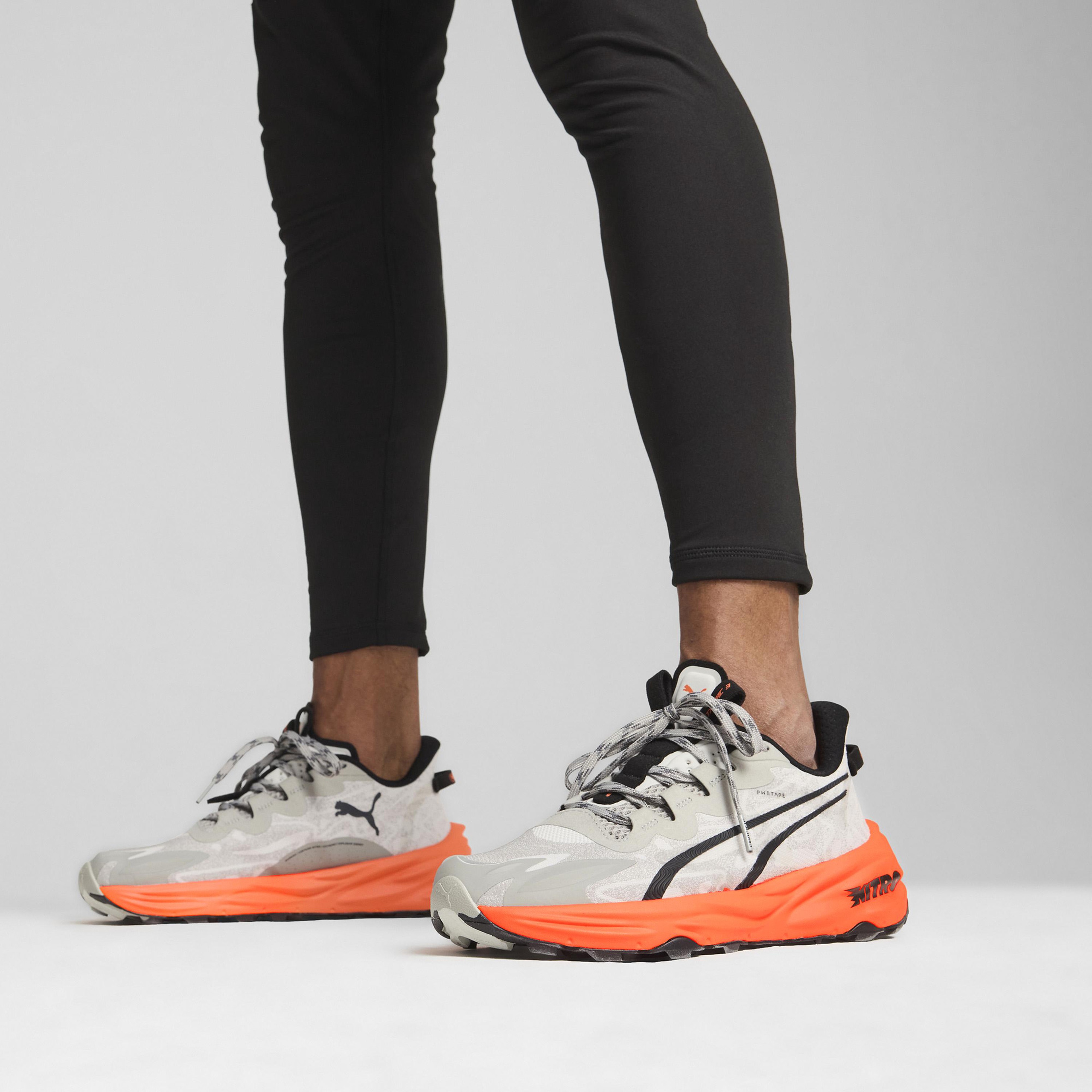 Puma Fast-Trac Nitro 3 Erkek Gri Koşu Ayakkabısı