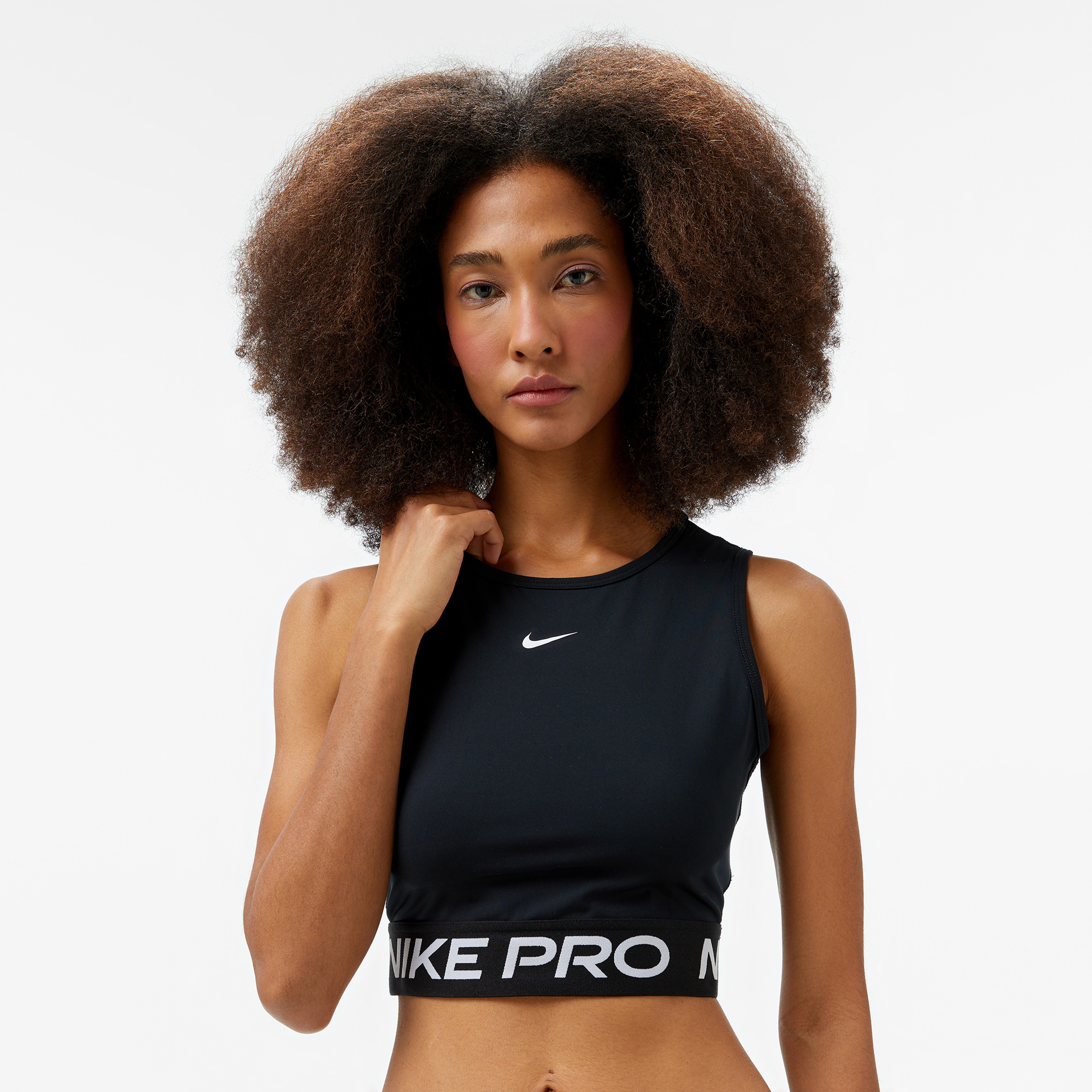 Nike Pro Dri-Fit Kadın Siyah Kolsuz T-Shirt