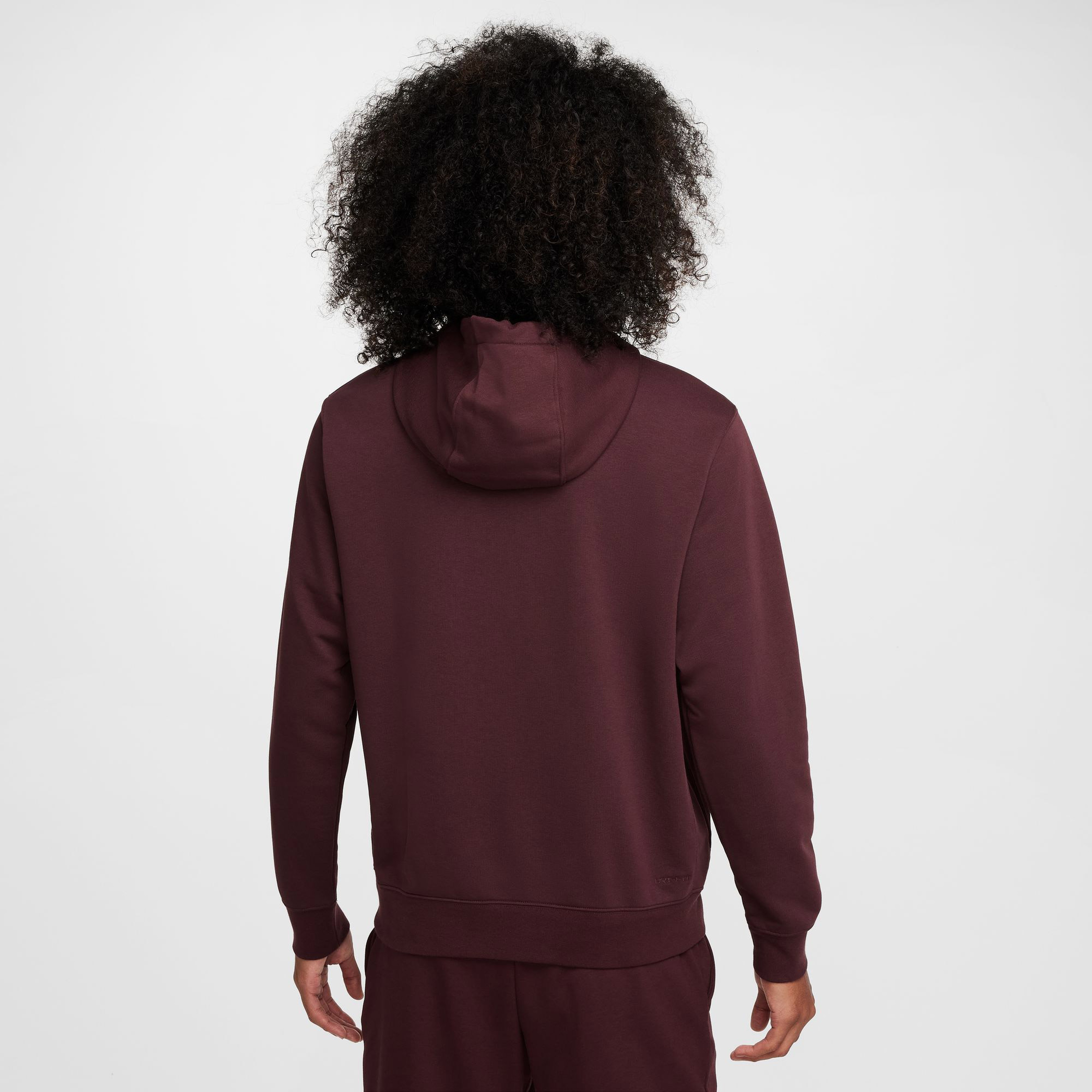 Nike Swoosh Dri-Fit Pullover Erkek Bordo Günlük Sweatshirt