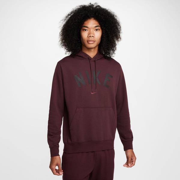 Nike Swoosh Dri-Fit Pullover Erkek Bordo Günlük Sweatshirt