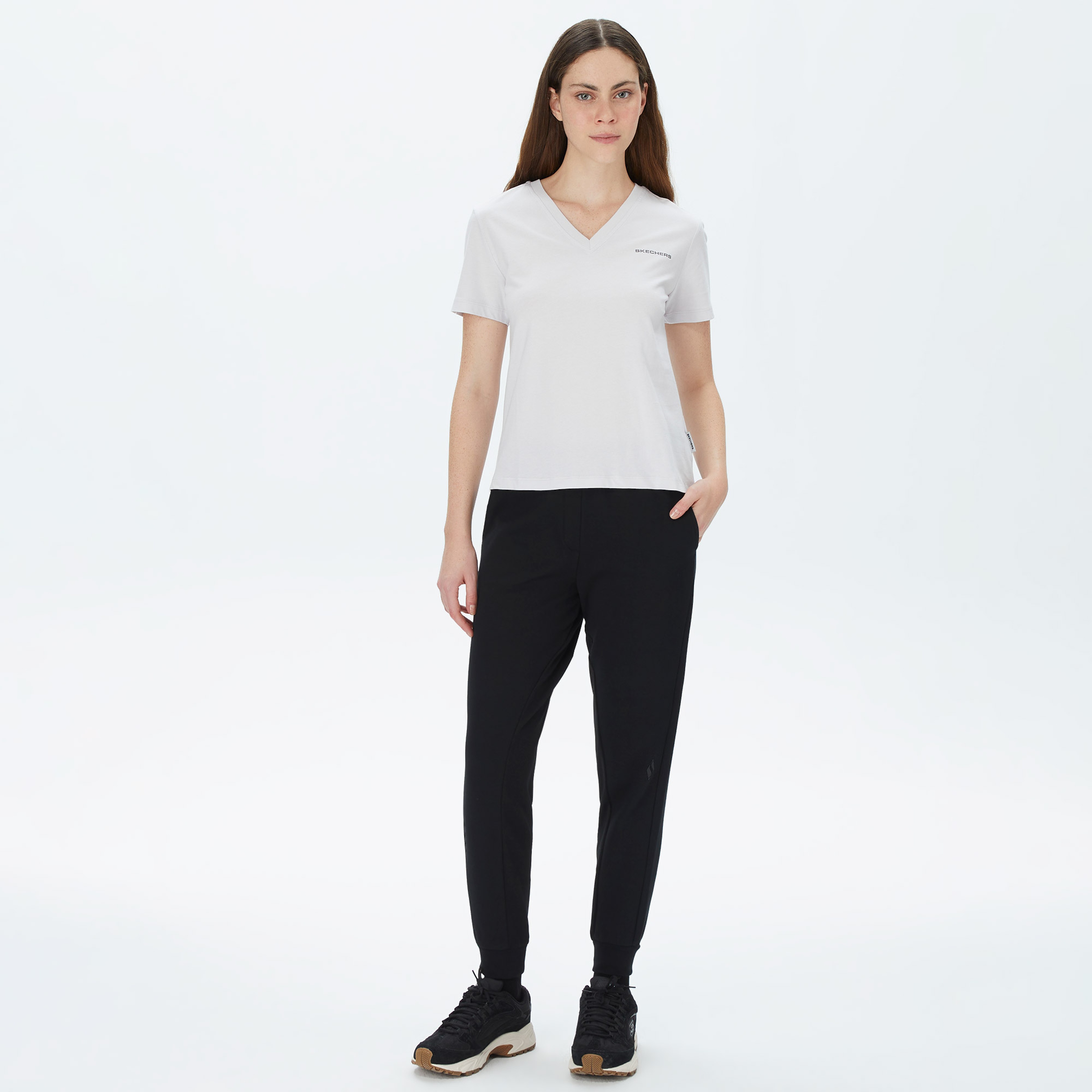 Skechers 2Xi-Lock Jogger Kadın Siyah Günlük Eşofman Altı