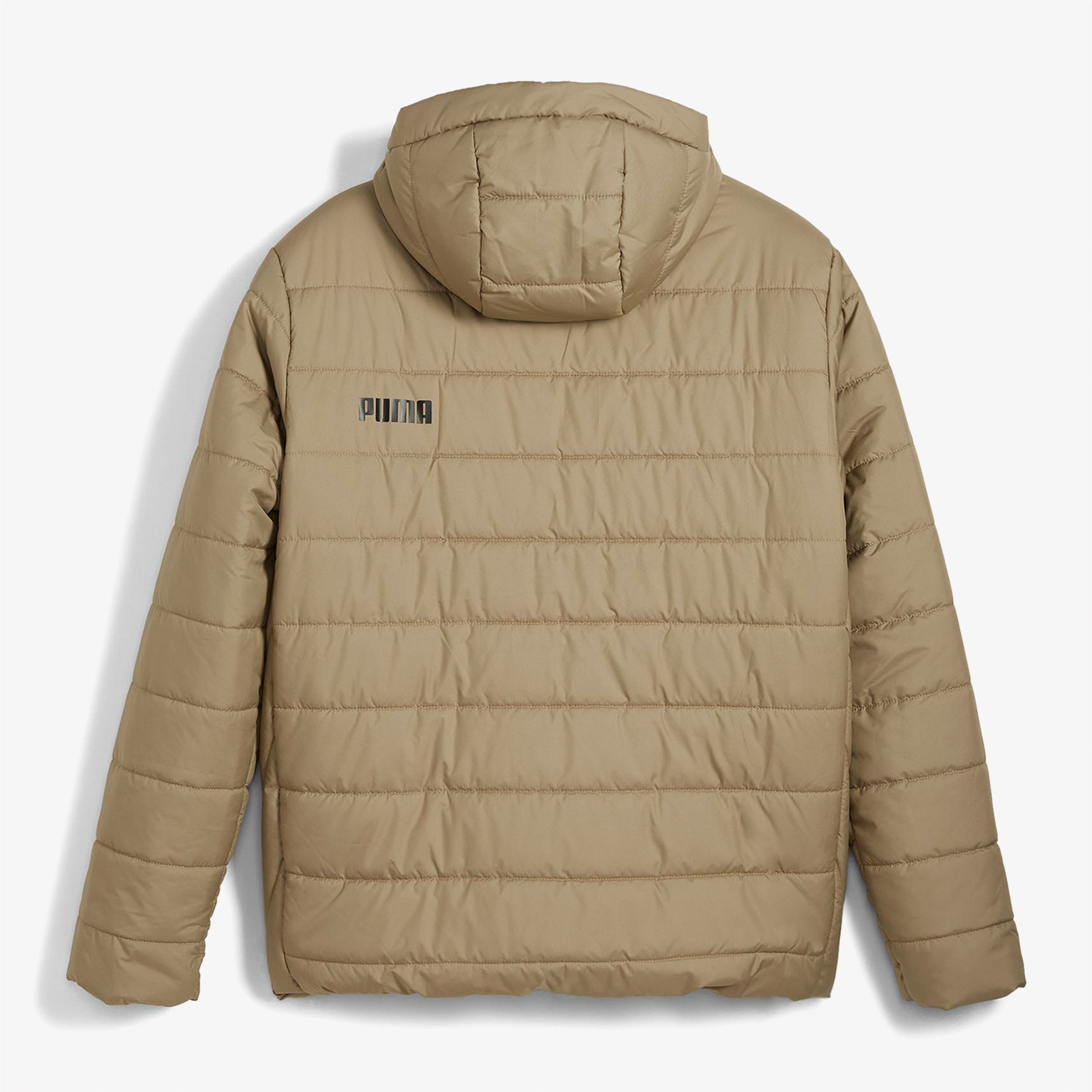 Puma Essentials Hooded Padded Erkek Kahverengi Outdoor Mont