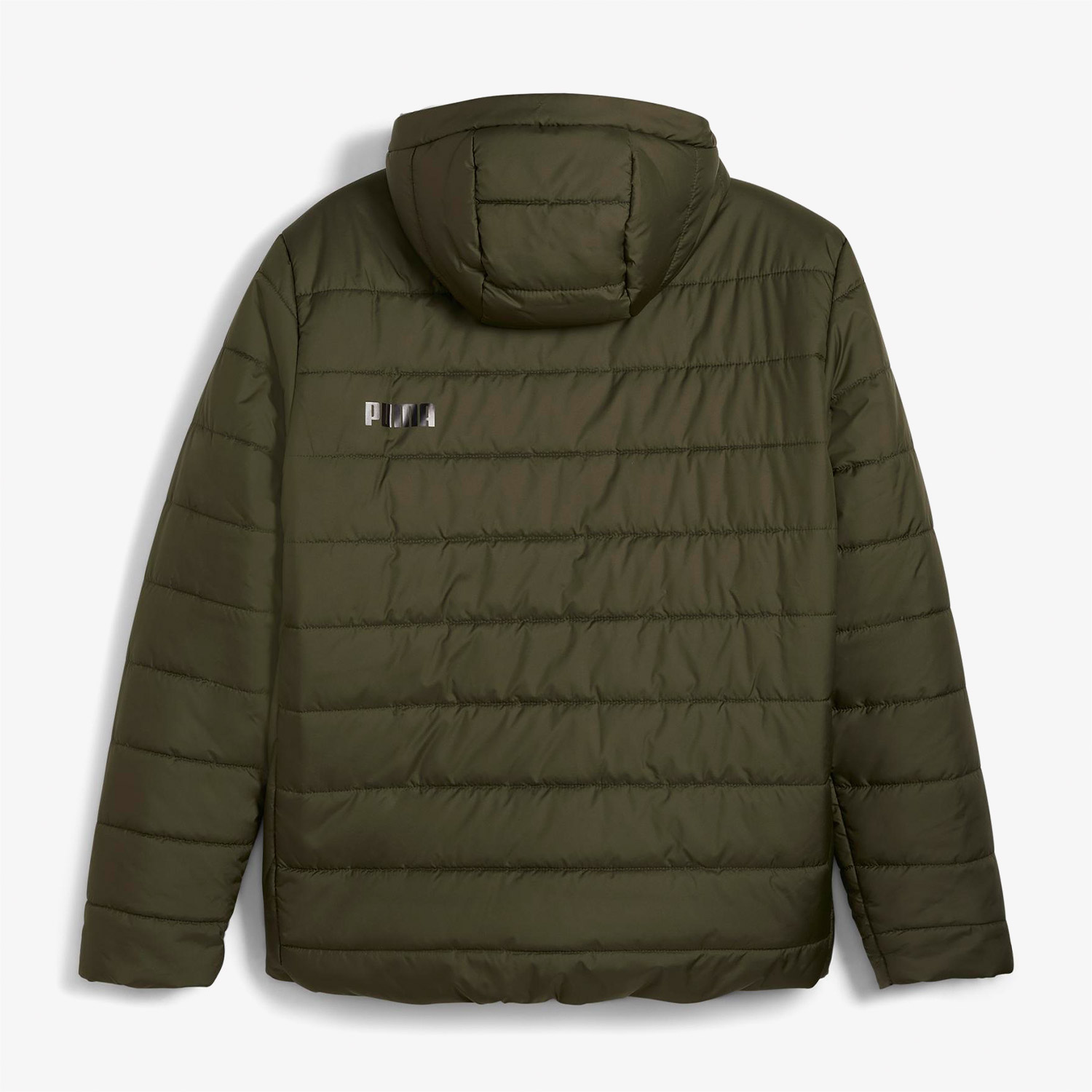 むむ Puma Essentials Hooded Padded Erkek Yeşil Outdoor MontM848938