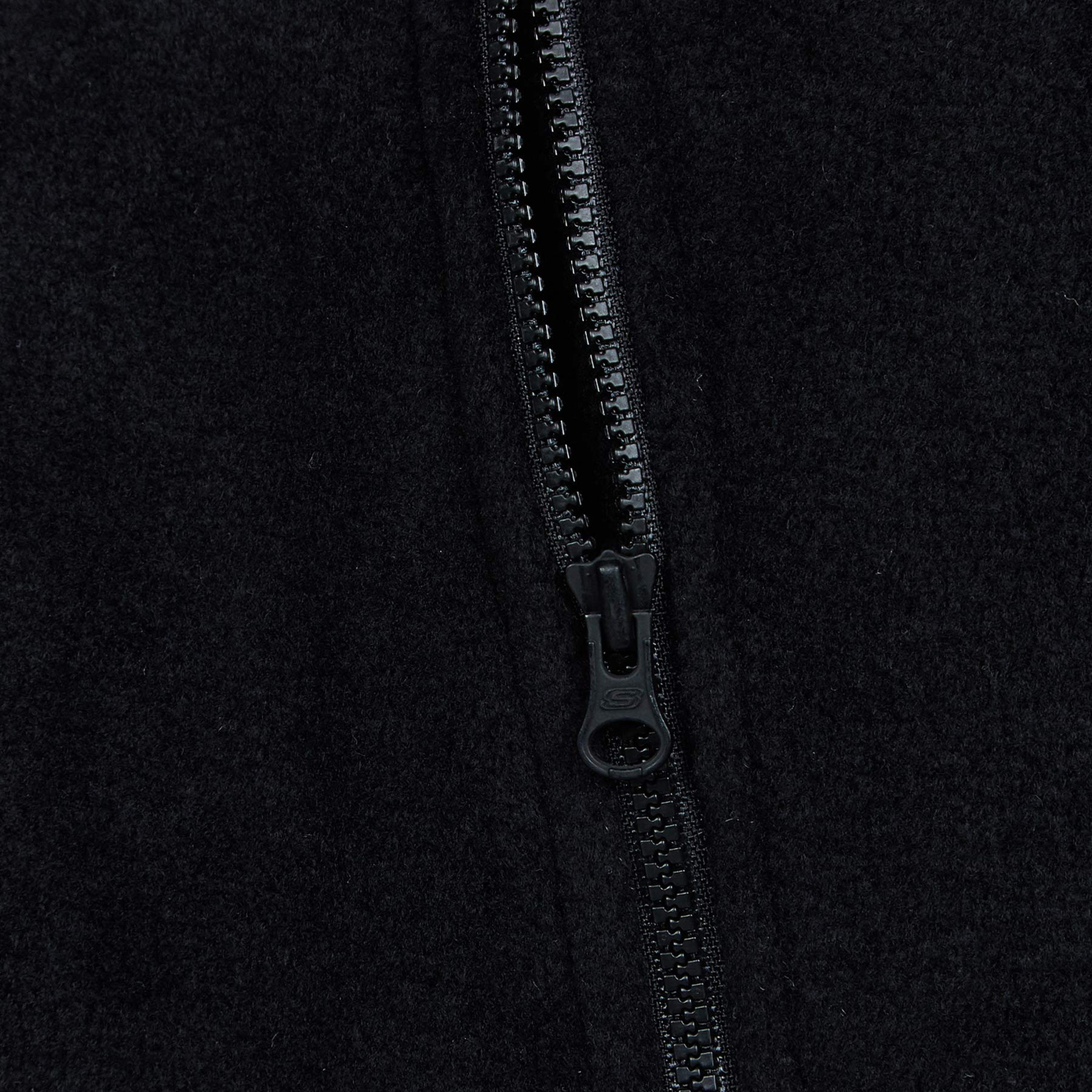 Skechers Turtle Neck Full Zip Erkek Siyah Günlük Polar