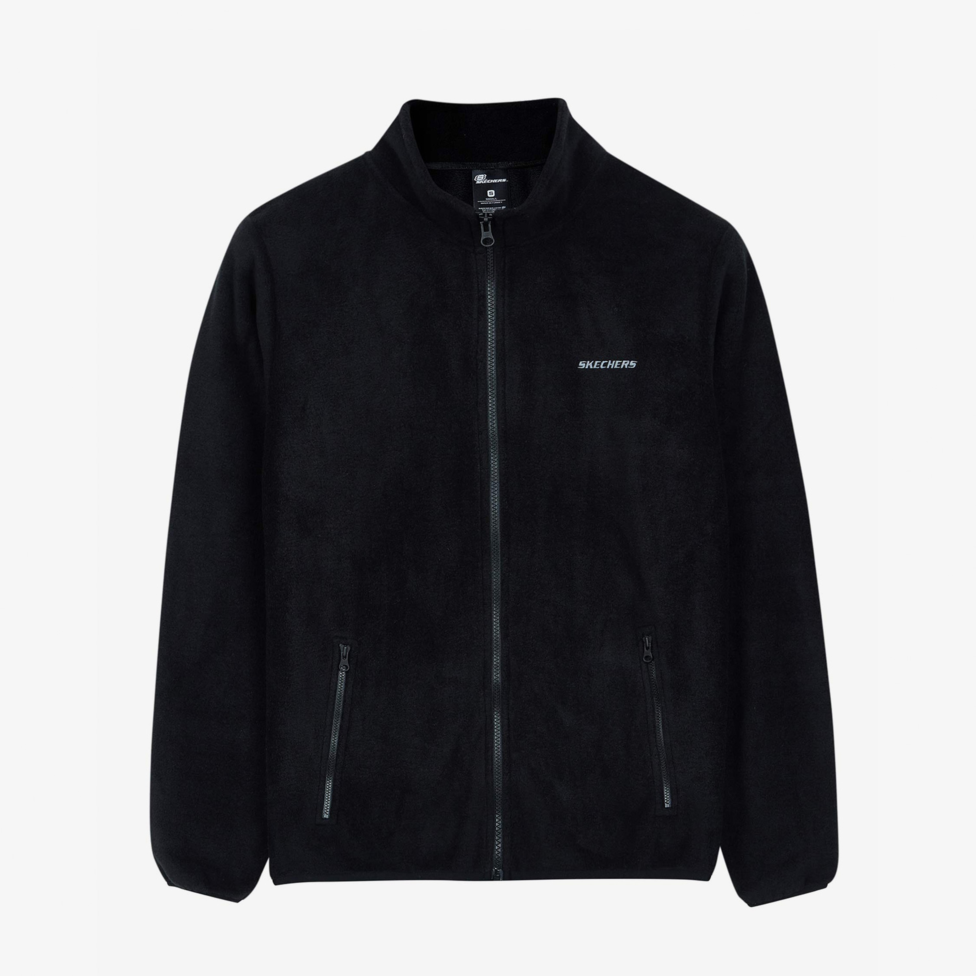 Skechers Turtle Neck Full Zip Erkek Siyah Günlük Polar