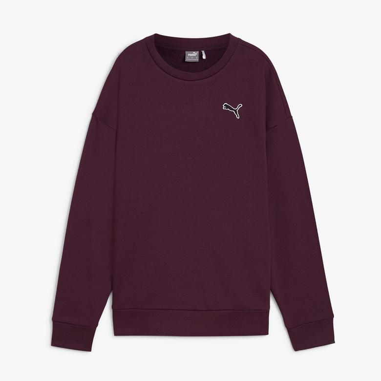 Puma Better Essentials Kadın Mor Günlük Sweatshirt