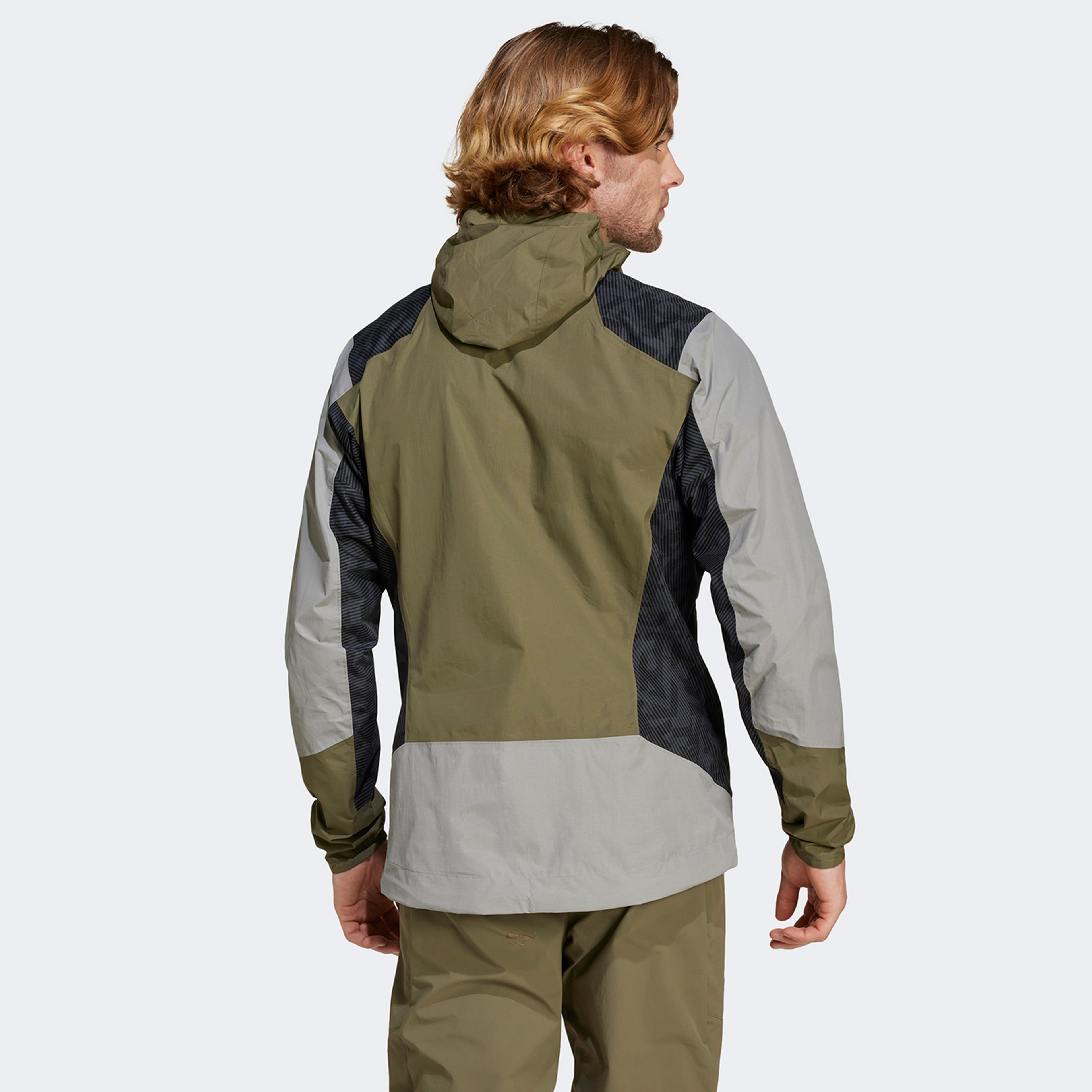 adidas Terrex Xperior Hybird Rain.RDY Erkek Gri Outdoor Mont