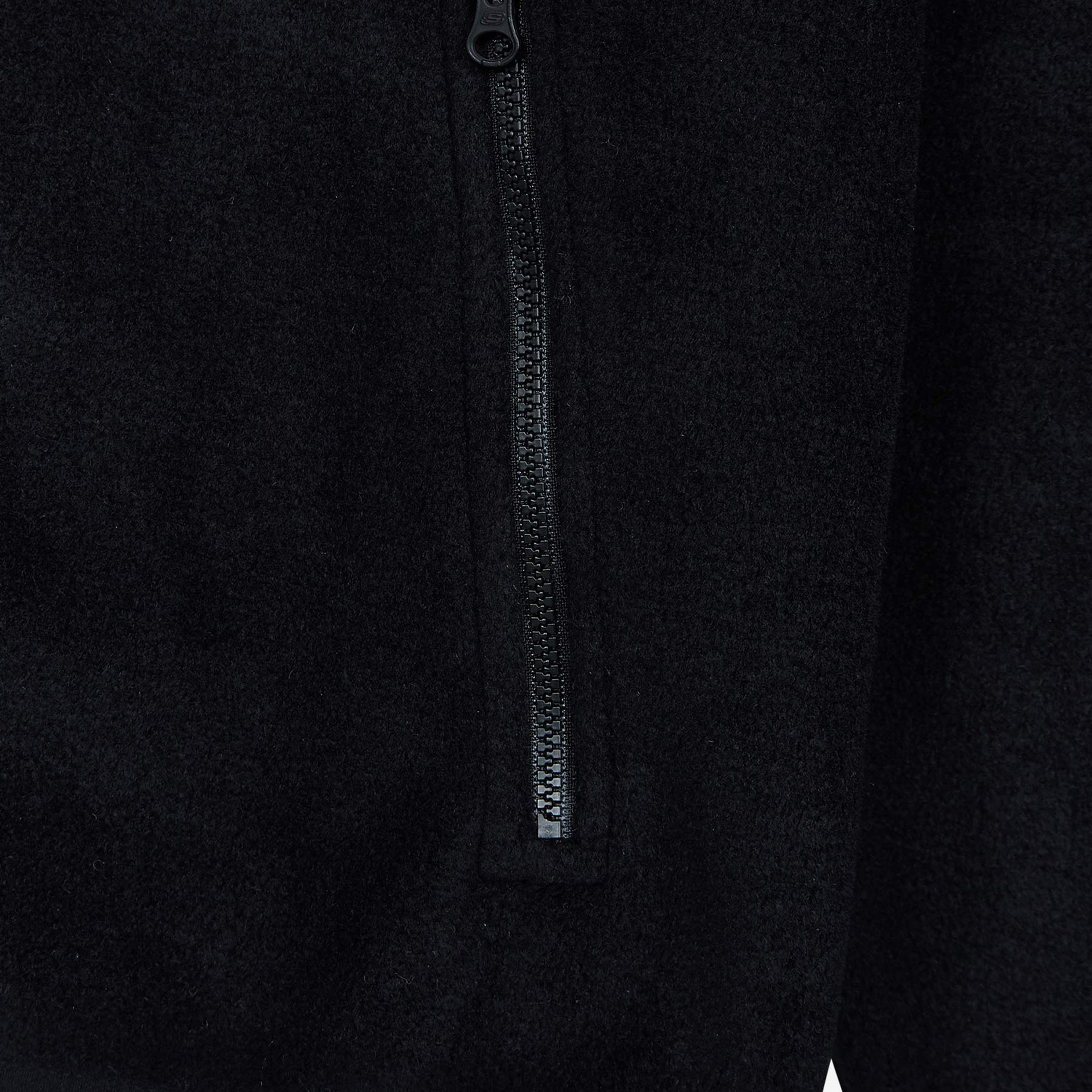 Skechers Turtle Neck Full Zip Erkek Siyah Günlük Polar