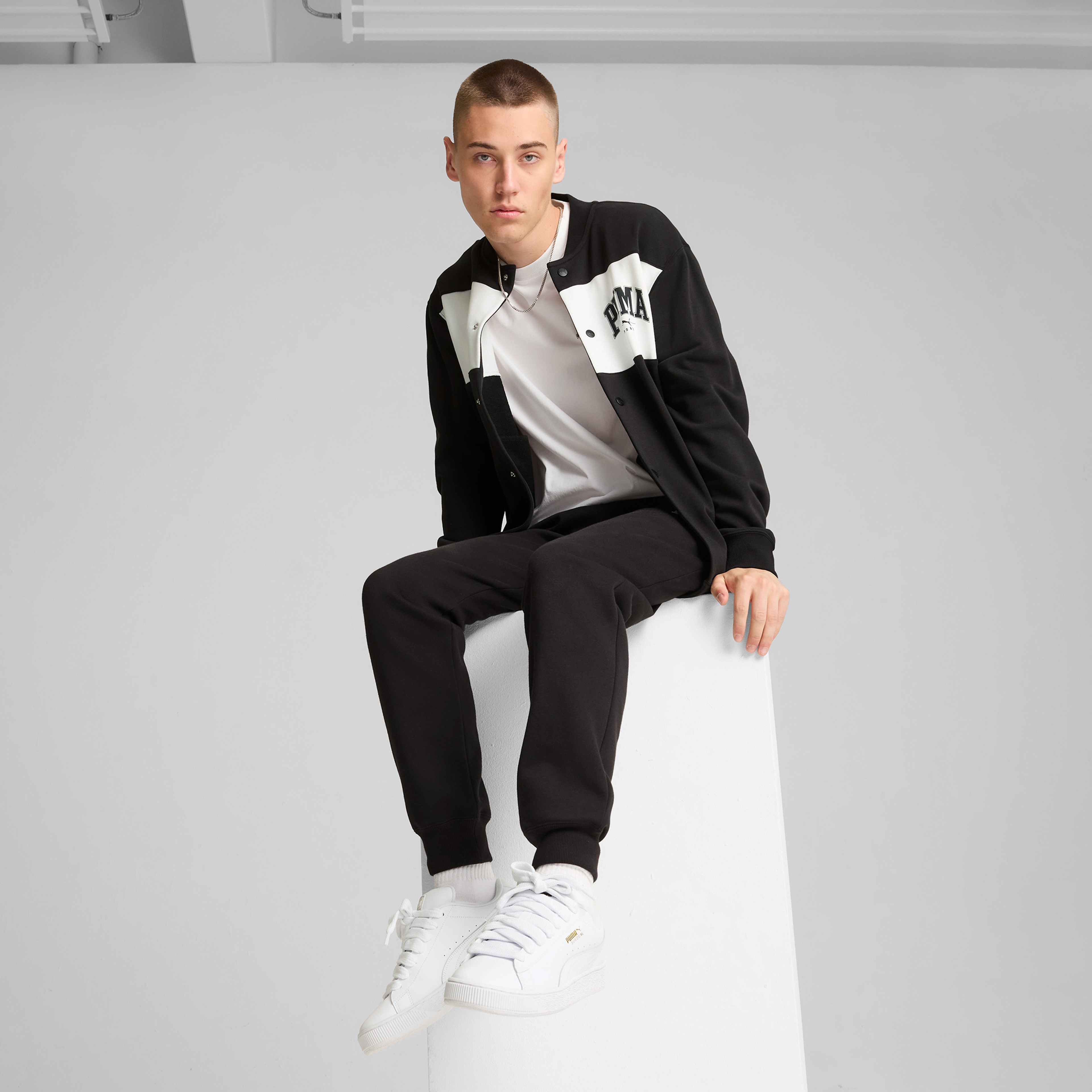 Puma Squad Erkek Siyah Günlük Ceket