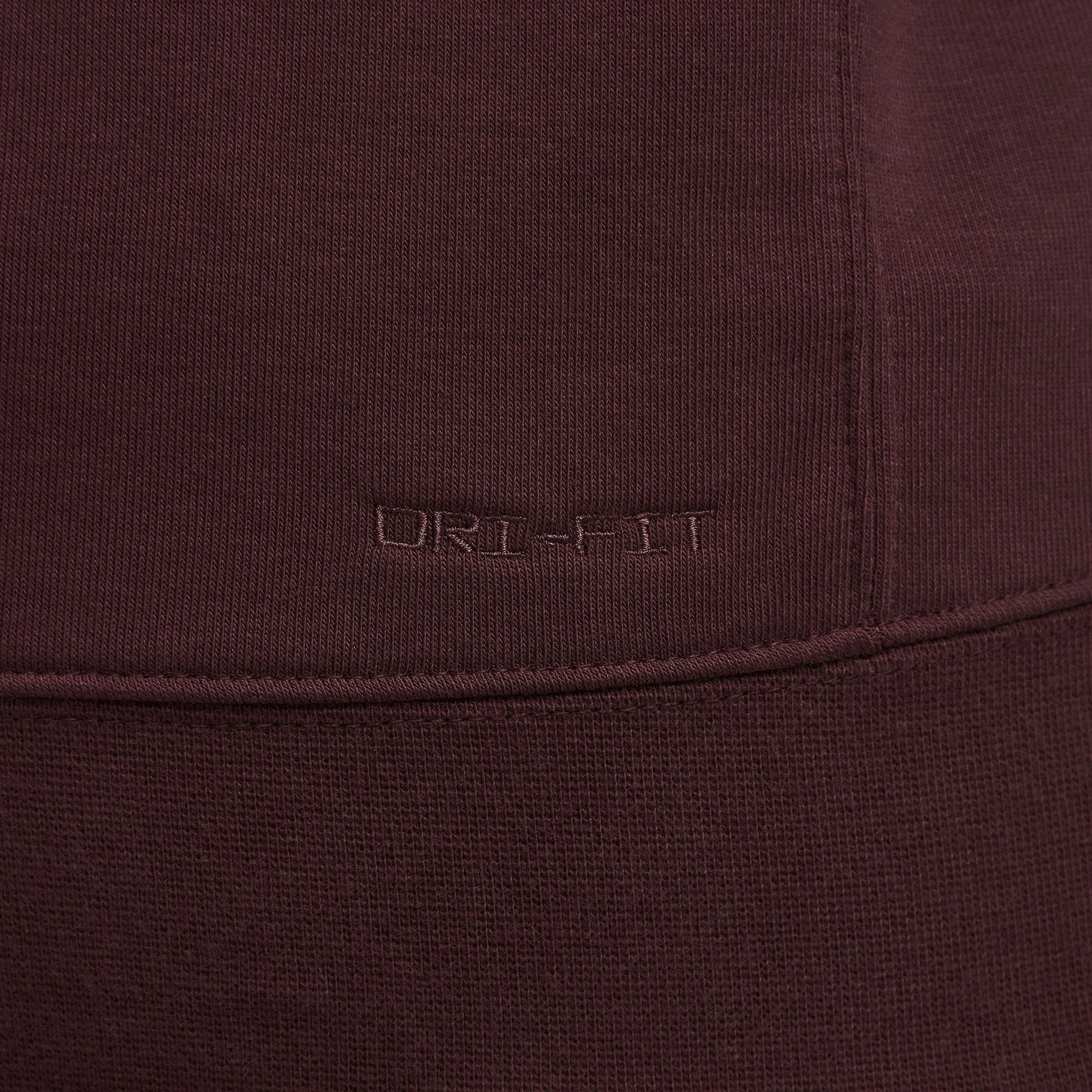 Nike Swoosh Dri-Fit Pullover Erkek Bordo Günlük Sweatshirt